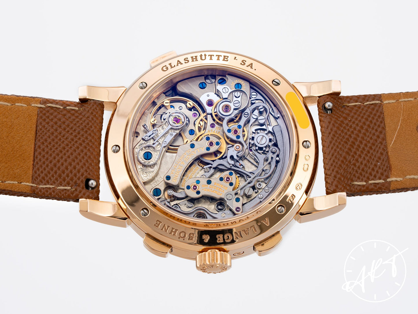 A. Lange & Söhne Datograph Perpetual Calendar Moonphase Silver Dial 18K RG Watch 410.032 BP