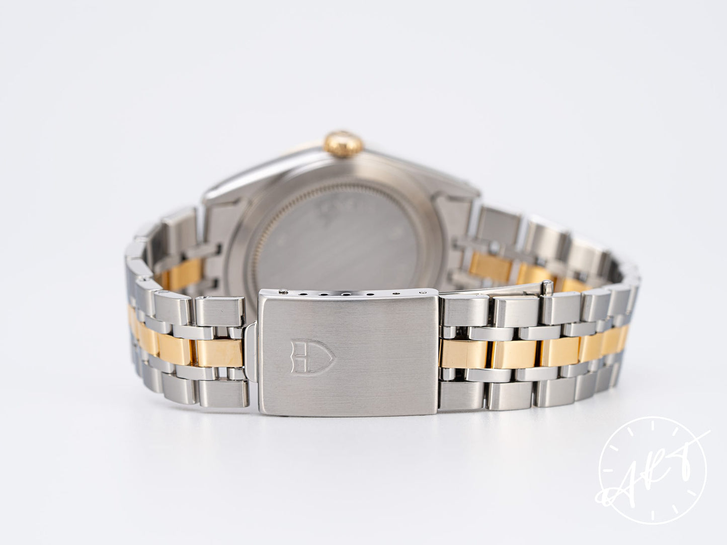 Tudor Prince Day-Date Gold Diamond Dial 18K Gold & SS Auto Watch 76213