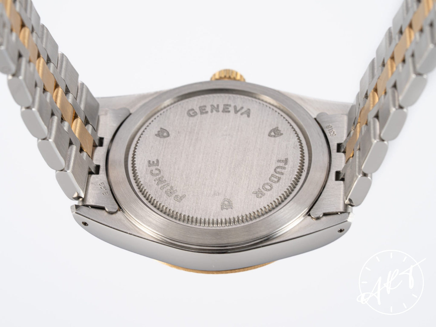 Tudor Prince Day-Date Silver Linen Dial 18K Gold & SS Watch 76213