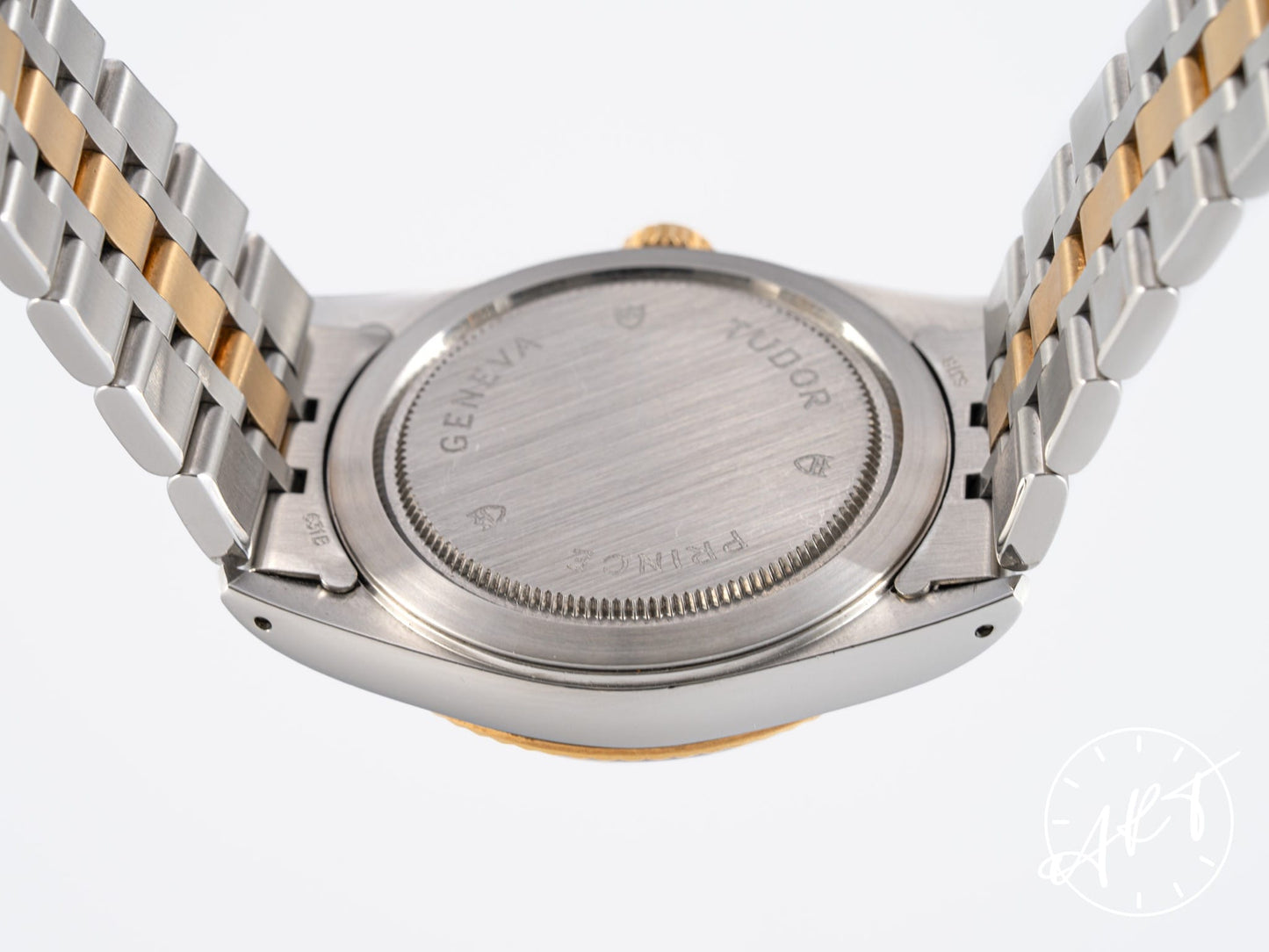 Tudor Prince Day-Date Gold Arabic Dial 18K Gold & SS Watch 76213