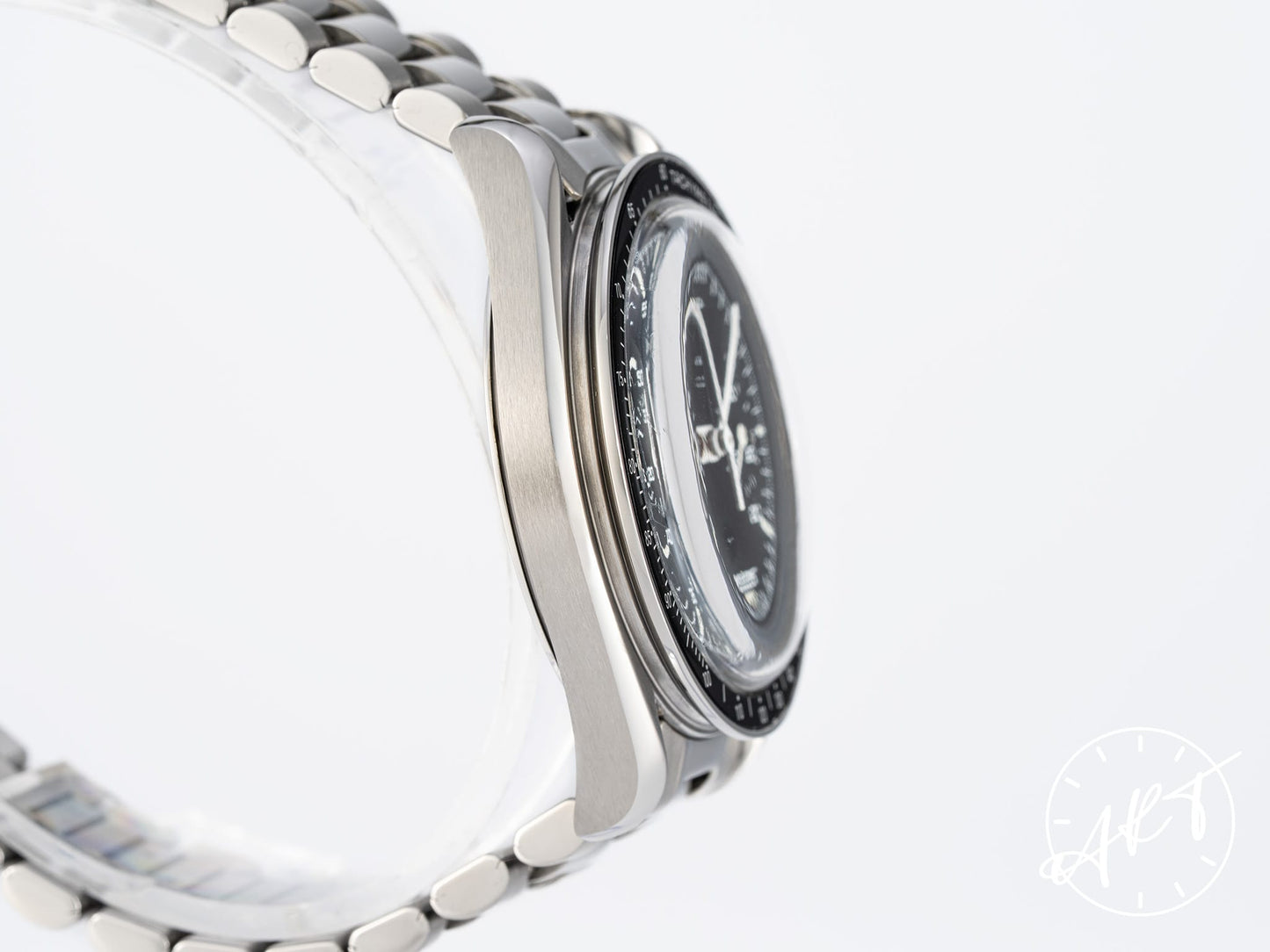 Omega Speedmaster Reduced Chronograph Black Dial SS Auto Watch 3510.50.00 w/ B&P