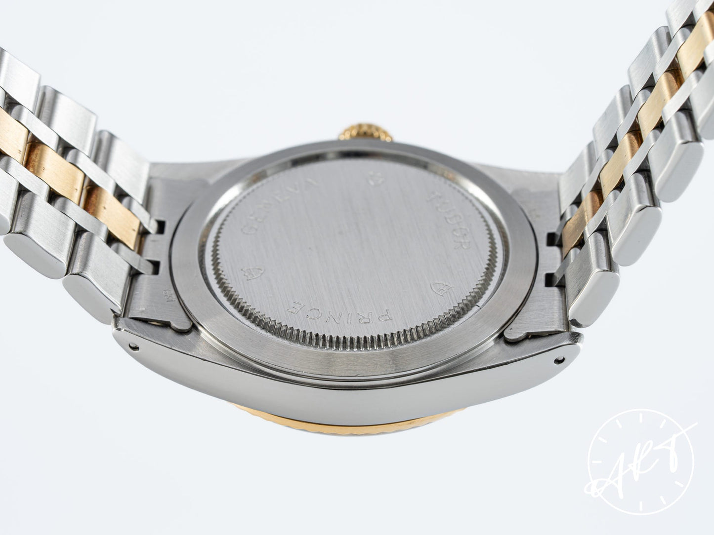 Tudor Prince Day-Date White Roman Dial 18K Gold & SS Watch 76213