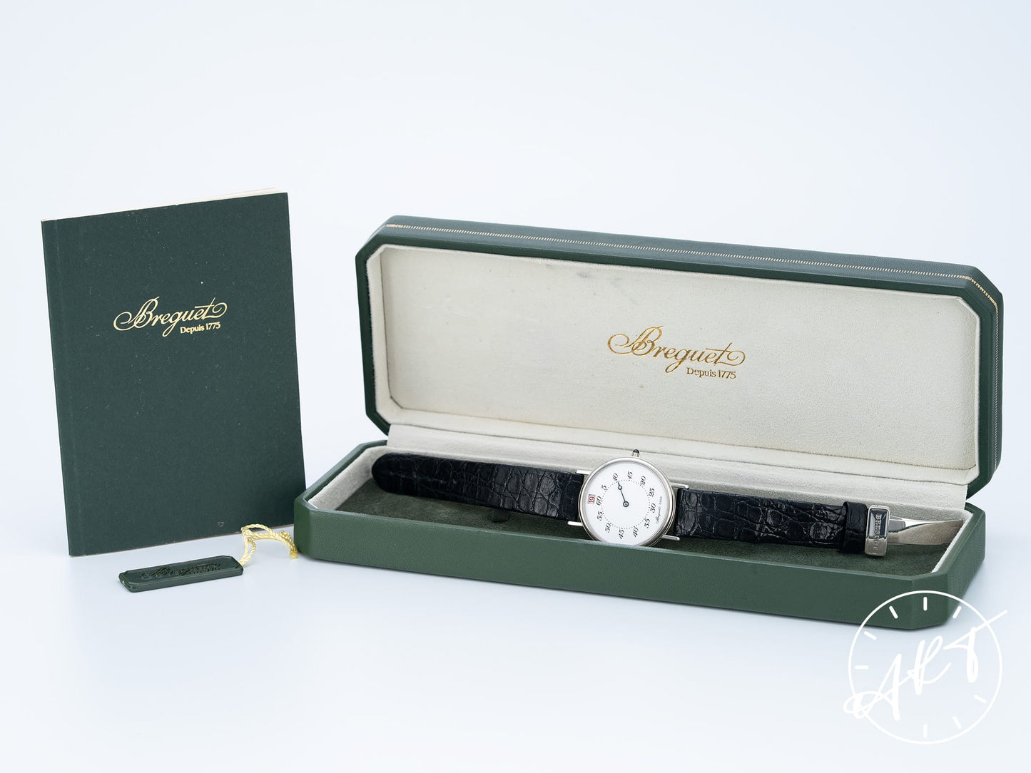 Breguet Classique Jumping Hour Enamel Dial “Heures Sautantes” Platinum Watch 3420PT BP