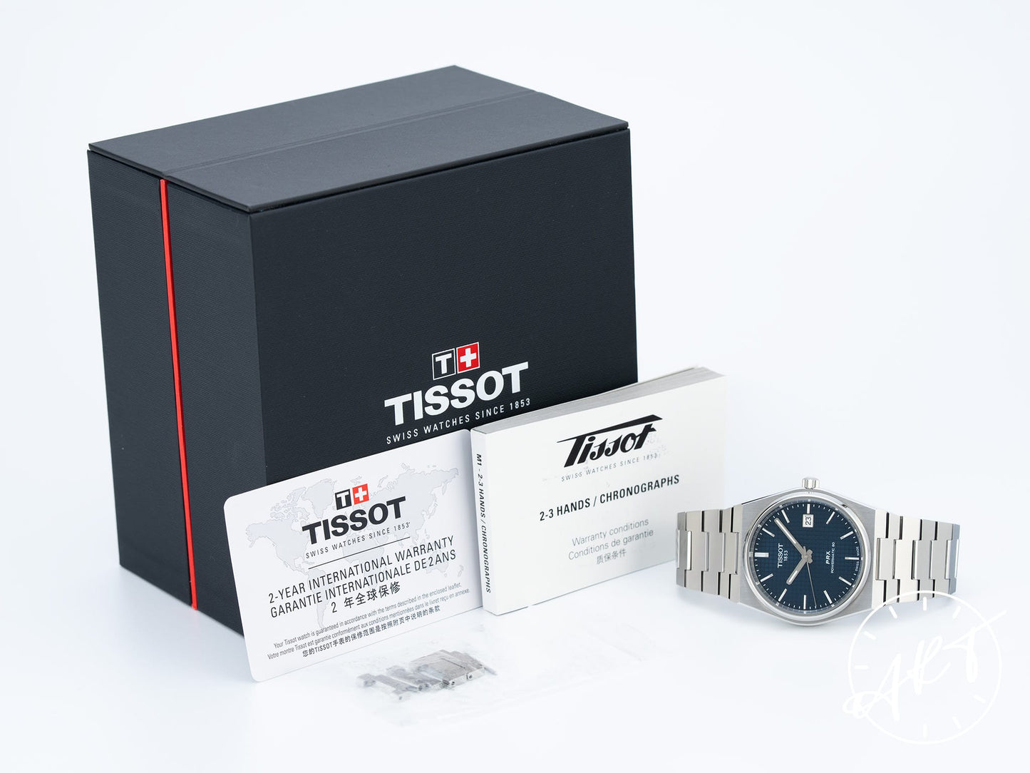 Tissot PRX Powermatic 80 Blue Dial Stainless Steel Automatic Watch in FULL SET