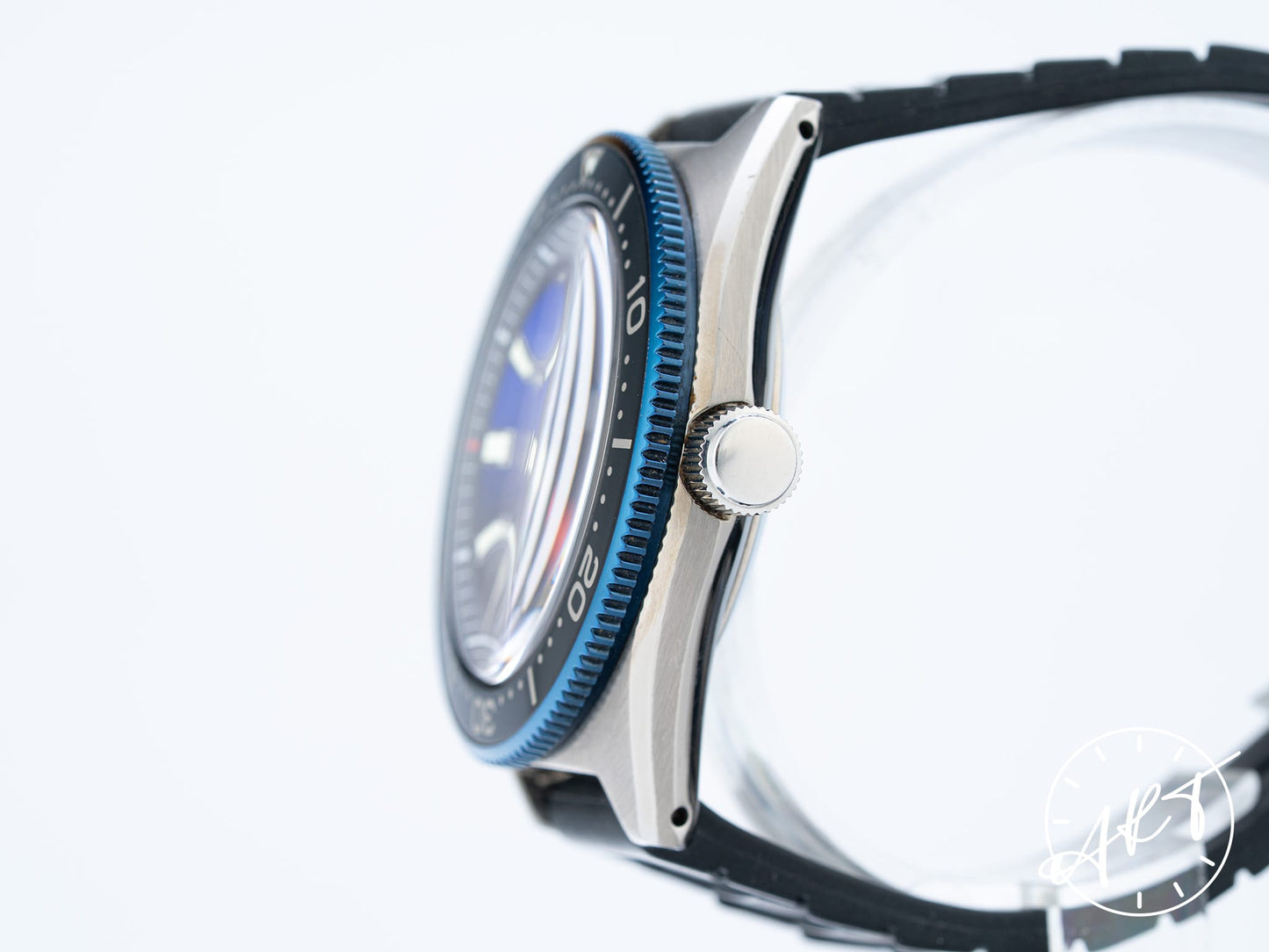 Seiko Prospex PADI Black & Blue Dial SS Auto Special Edition Diver Watch SBDC055