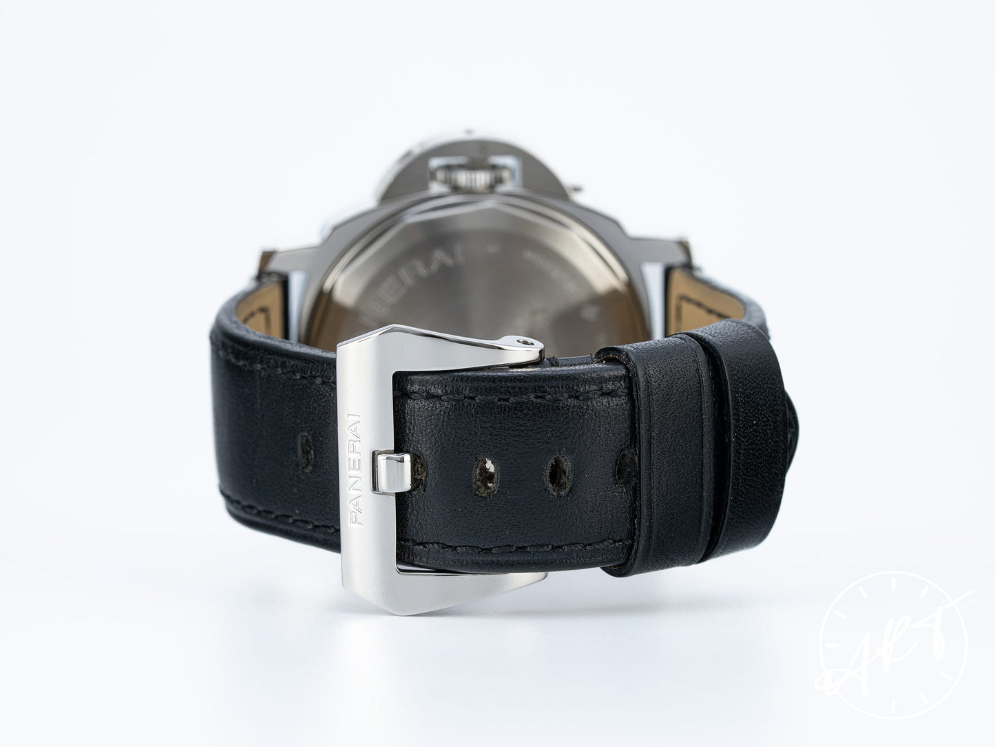 Panerai PAM 000 Luminor Base Logo Black Dial SS Manual Watch PAM00000 w/ Box