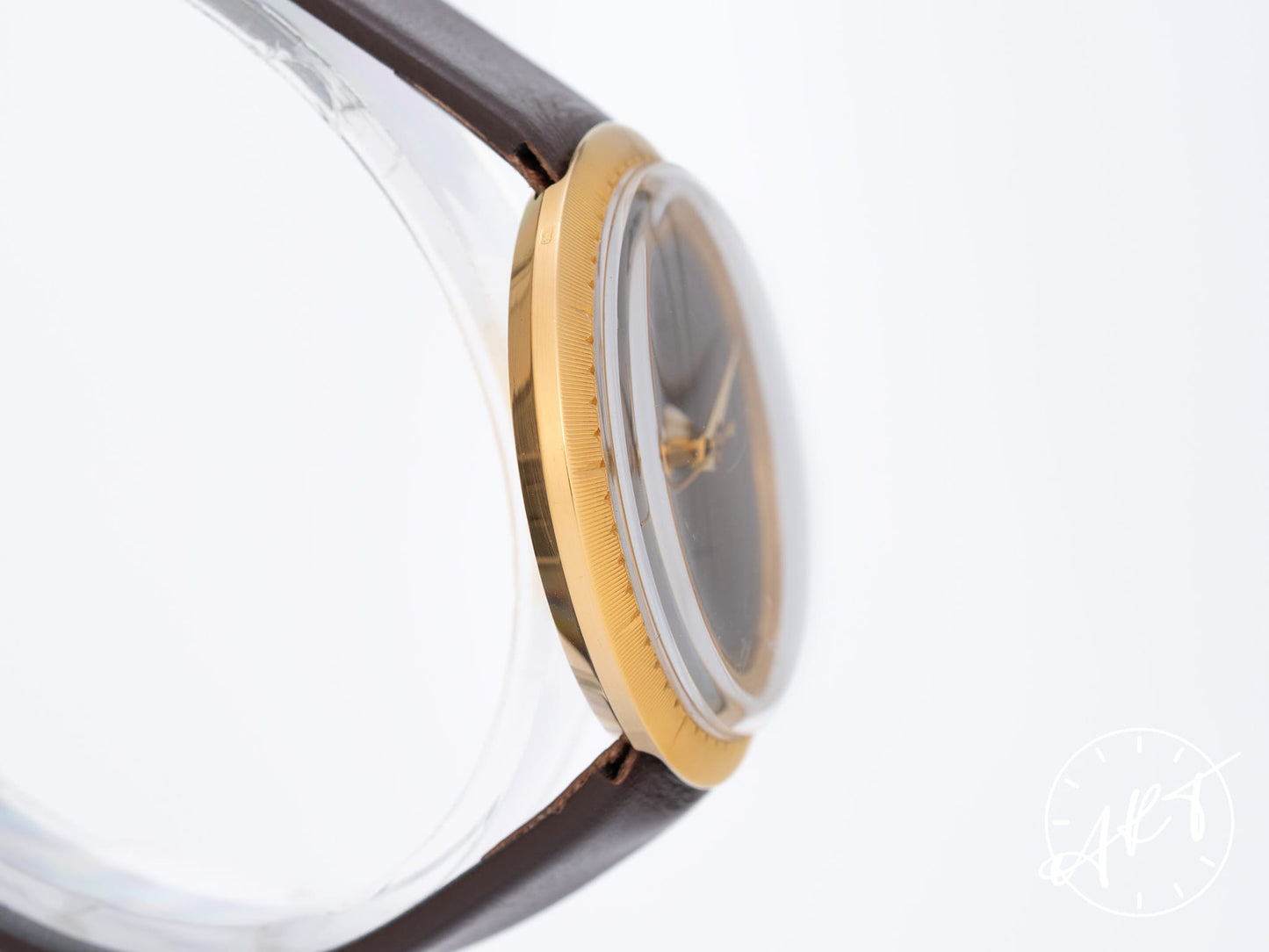 Rolex Oyster Precision Disco Volante Brown Dial “UFO” 18K Gold Manual Watch 9522