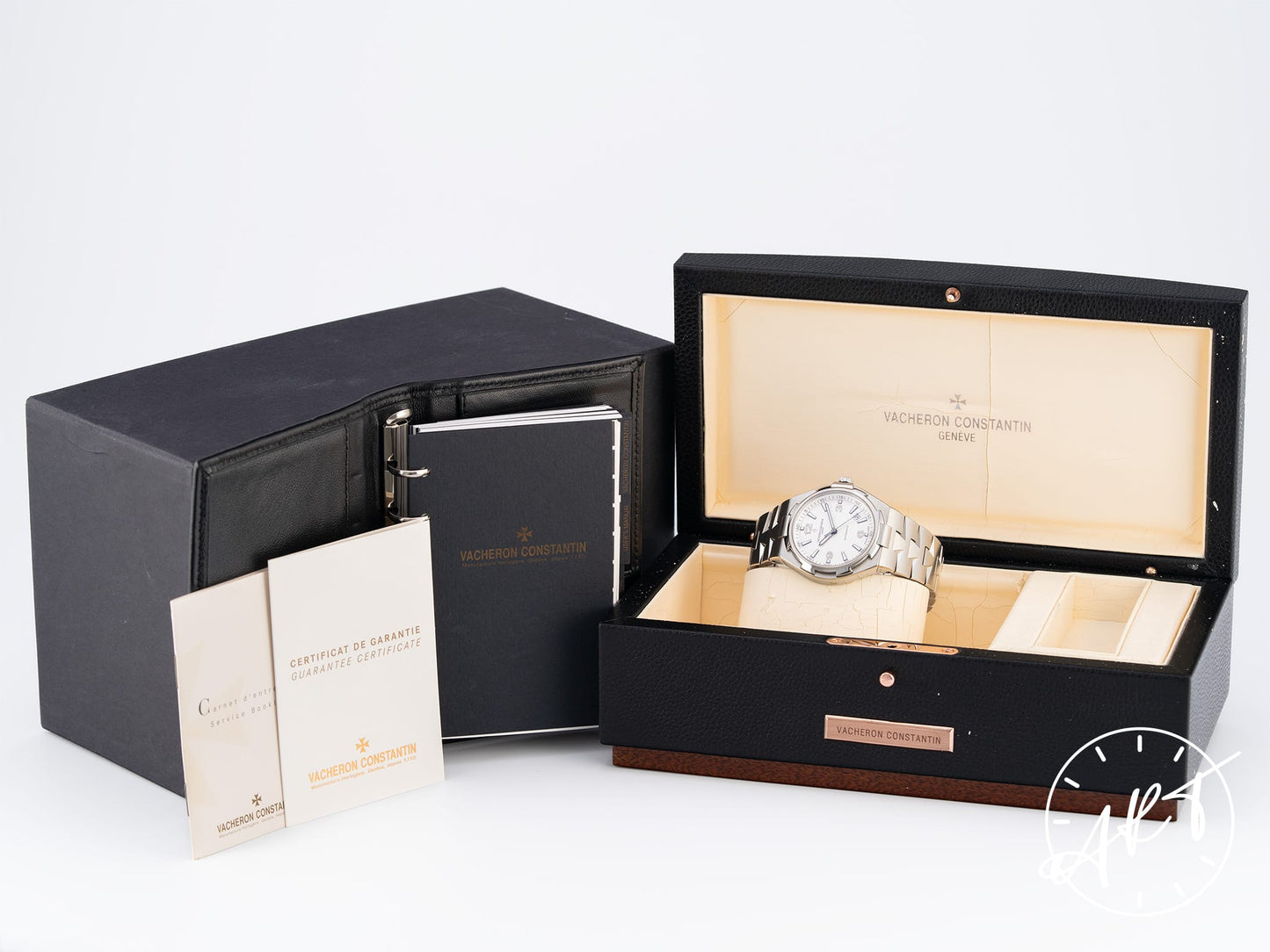 Vacheron Constantin Overseas Silver Dial Stainless Steel Auto Watch 47040 w/ B&P