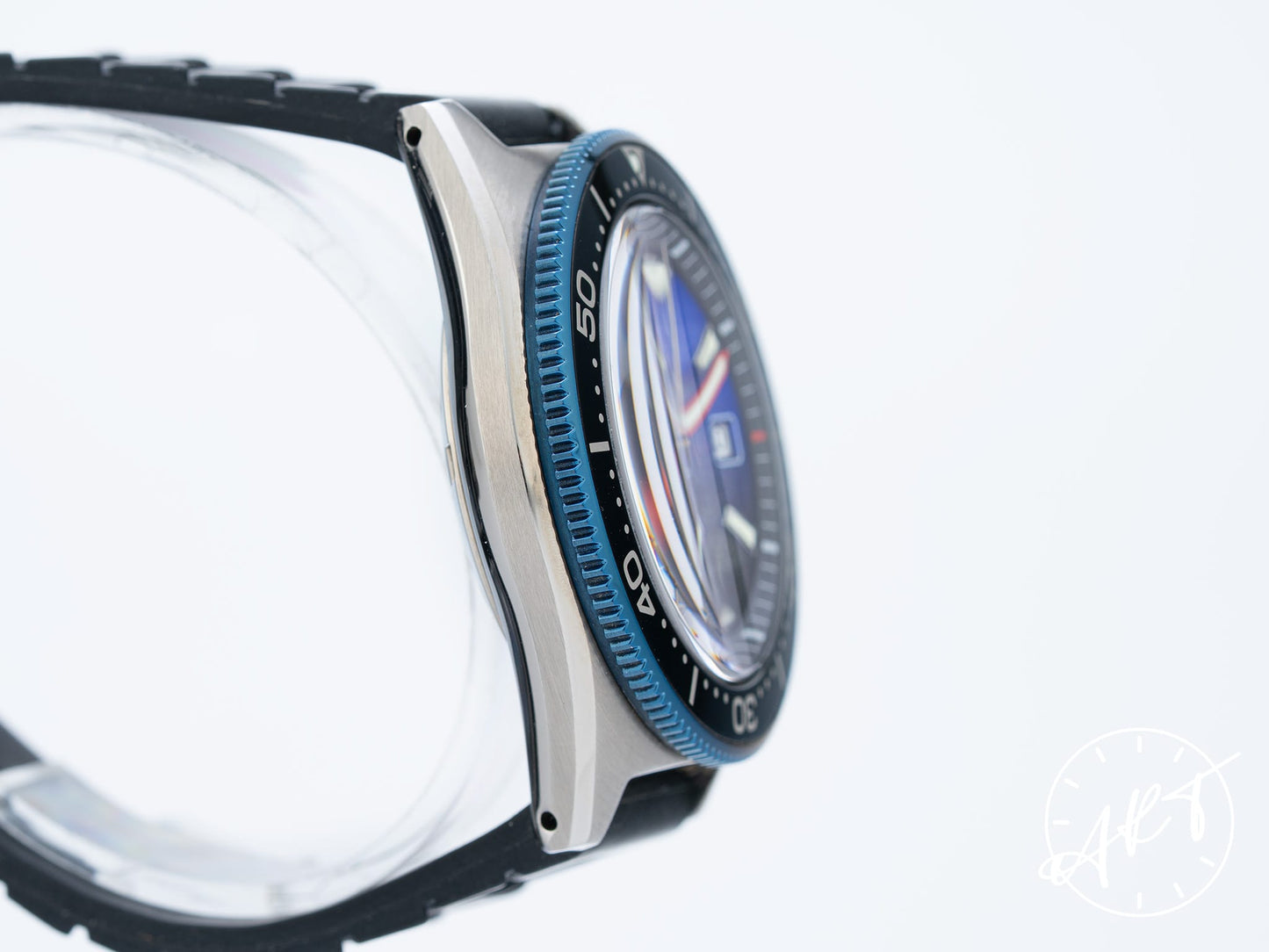Seiko Prospex PADI Black & Blue Dial SS Auto Special Edition Diver Watch SBDC055