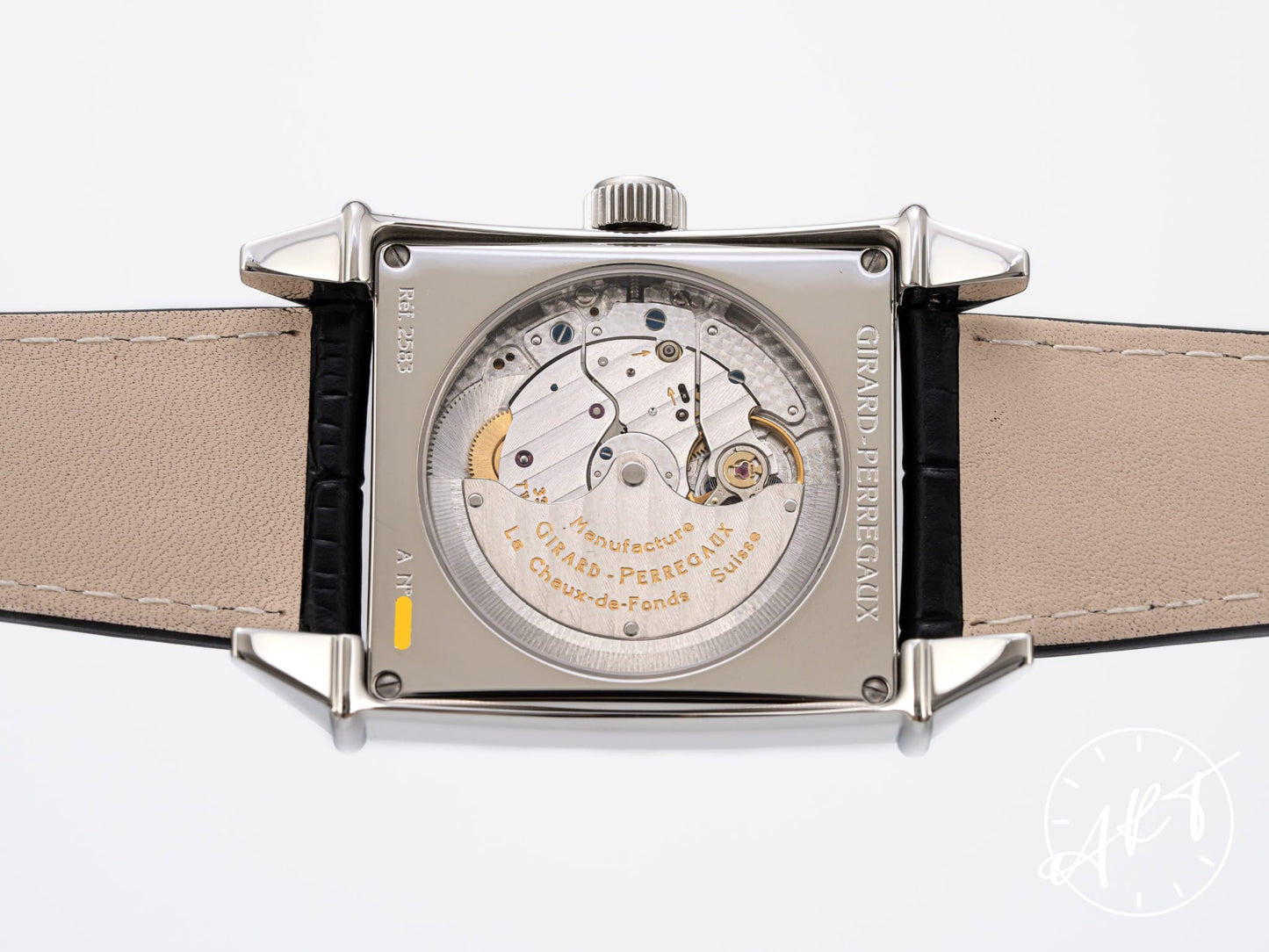 Girard-Perregaux Vintage 1945 Blue Dial Stainless Steel Auto Watch 25830 w/ B&P