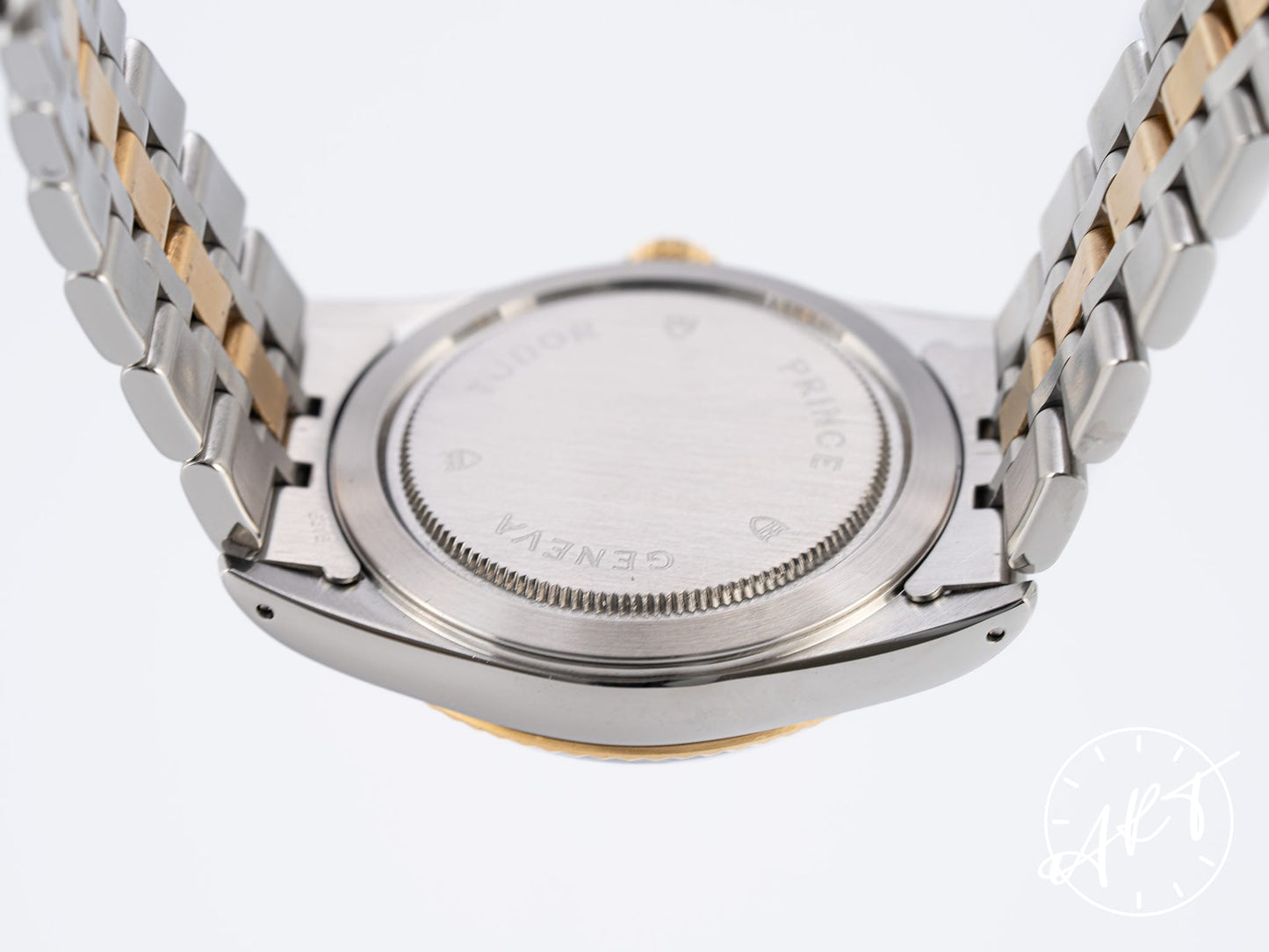 Tudor Prince Day-Date Gold Linen Dial 18K Gold & SS Watch 76213