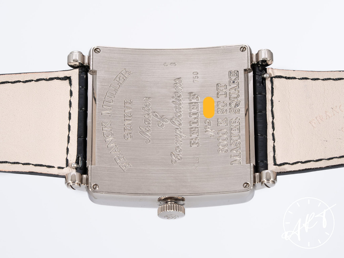 Franck Muller Master Square Silver Dial 18K WG Auto Watch 6000 K SC DT w/ B&P