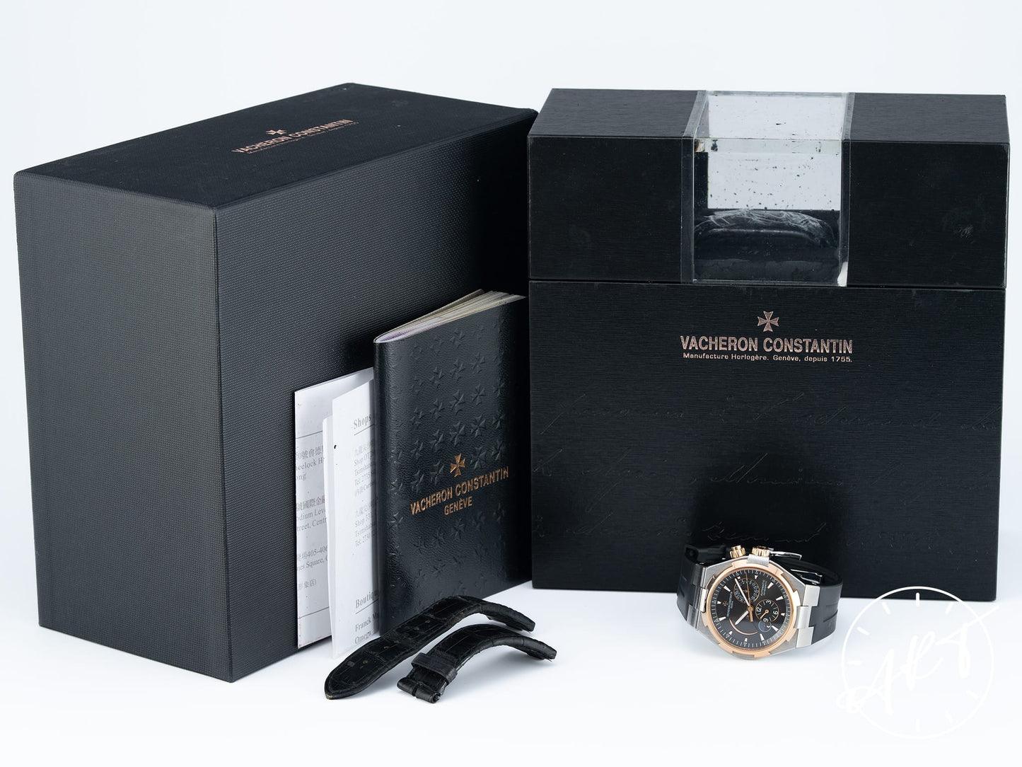 Vacheron Constantin Overseas Dual Time 18K RG & SS Boutique Only Ltd Watch 47450 BP