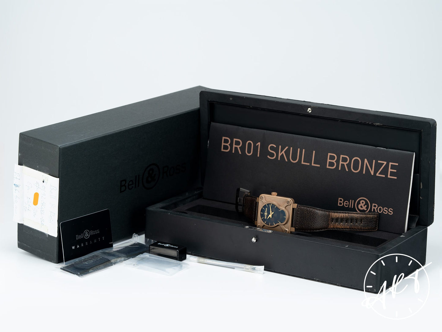 Bell & Ross Instruments SKULL Brown Dial Bronze 500 Pcs Ltd Watch BR 01-92 BP