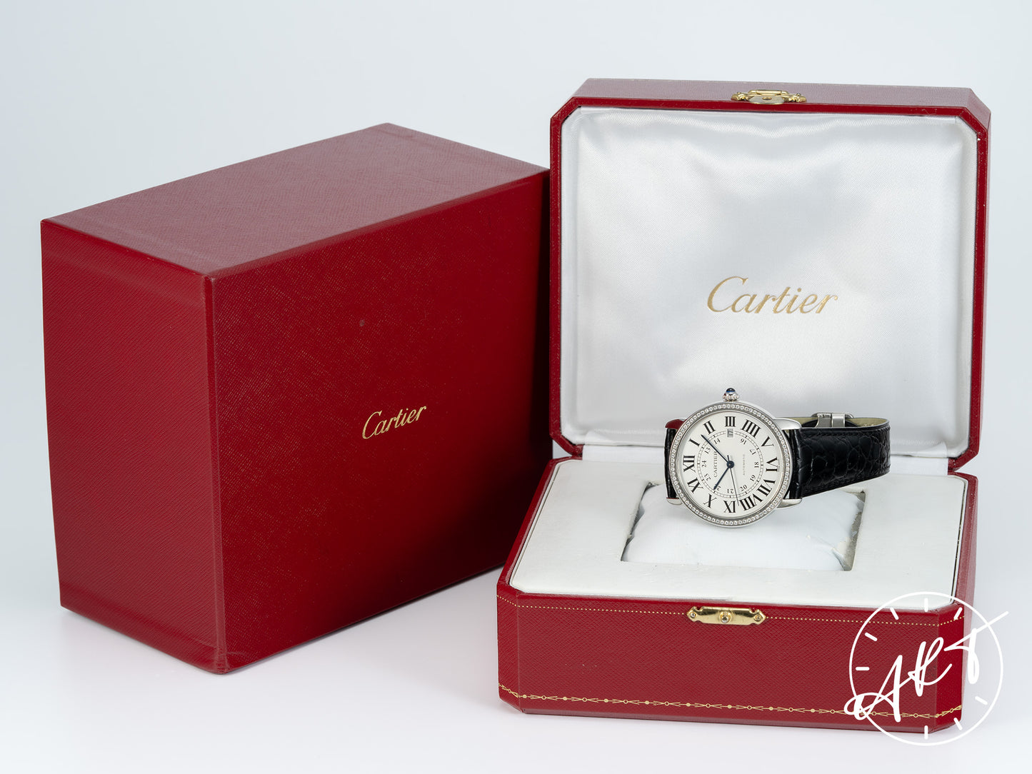 Cartier Ronde Solo Silver Dial Stainless Steel Automatic Watch W6701010 w/ Box