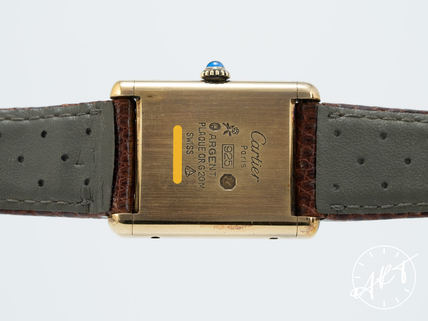 Cartier Tank Must de Cartier GM Vermeil et Cadran Creme Gold Plated Silver Watch