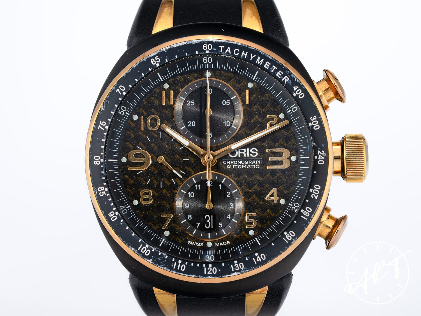 Baltic Tricompax Chrono Silver & Brown Dial SS Perpetuel Gallery Tropical 200 Pcs Ltd Watch BP