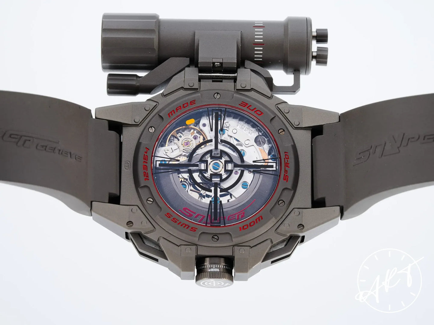 NEW Snyper One Chronograph Grey Dial SS Auto Military Watch 10.300.00