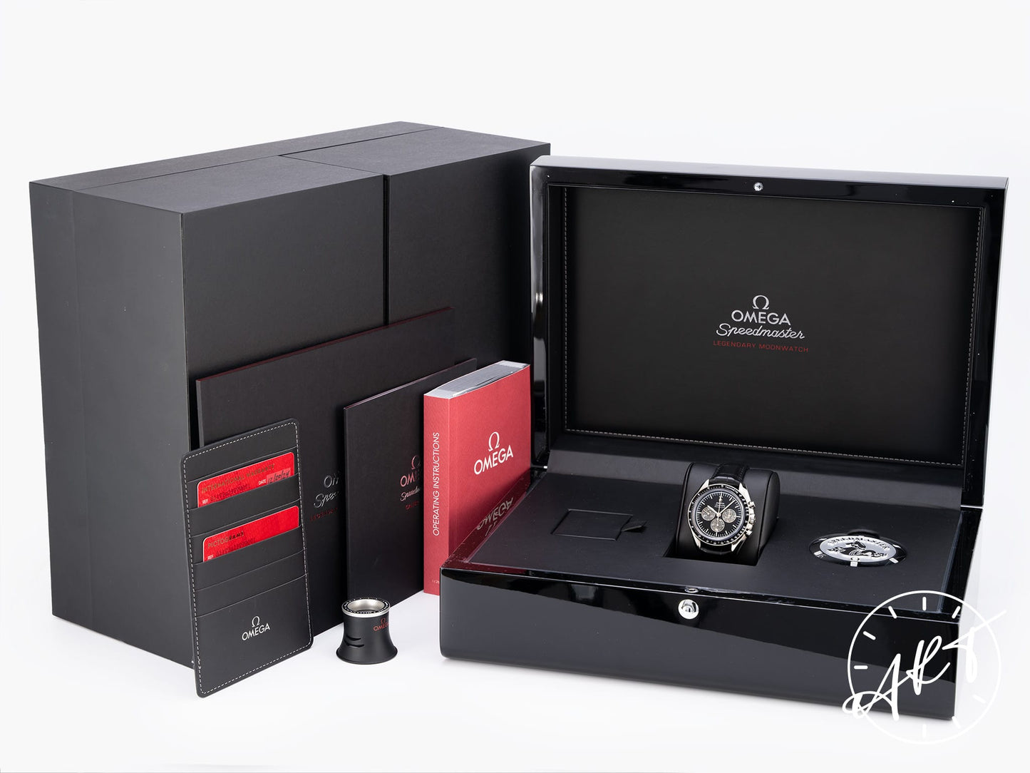 Omega Speedmaster Cal 321 Black Onyx & Meteorite Dial Platinum Manual Watch BP