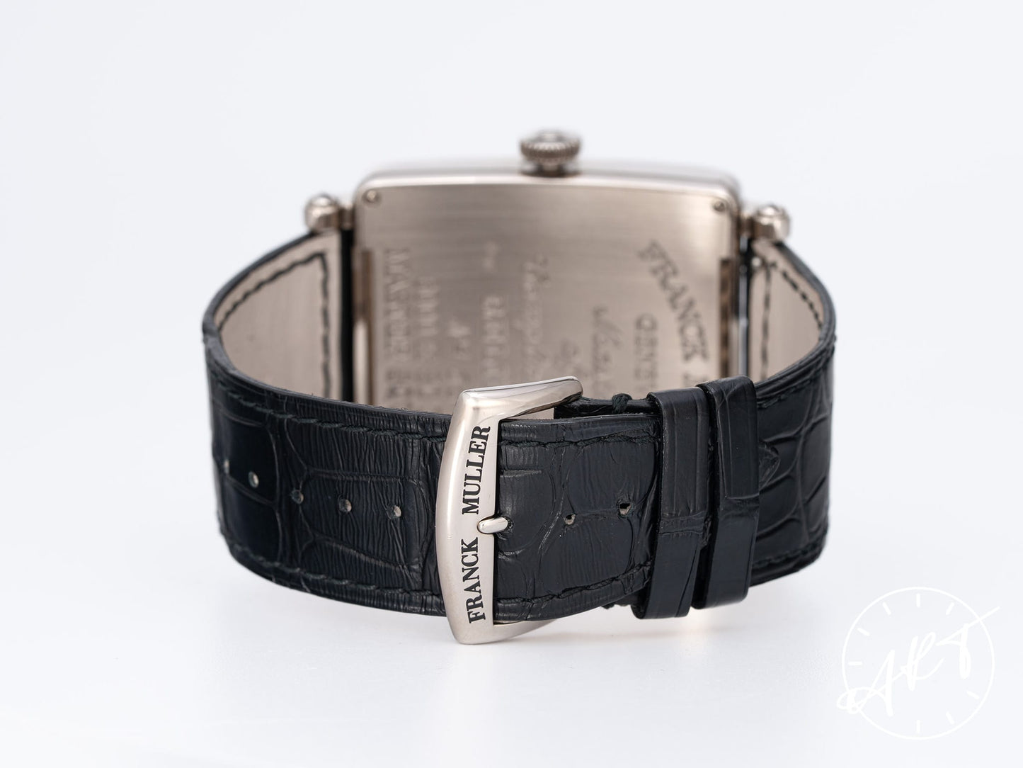Franck Muller Master Square Silver Dial 18K WG Auto Watch 6000 K SC DT w/ B&P