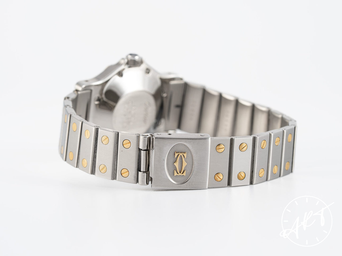 Cartier Santos Octagon White Dial 18K Gold & Stainless Steel Automatic Watch