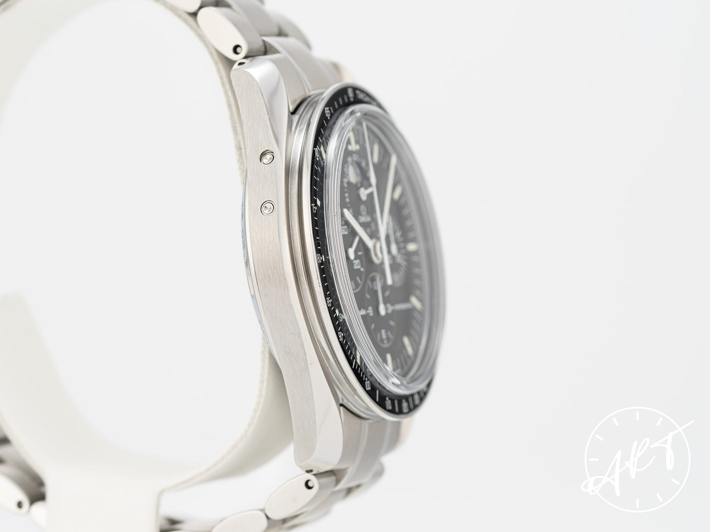 Omega Speedmaster Professional Moonphase Black Dial SS Watch 3576.50.00 BP