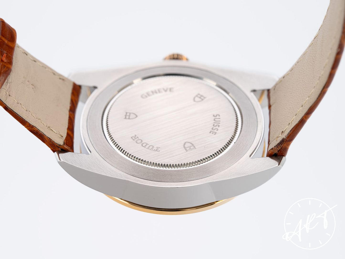 Tudor Glamour Double Date Gold Dial Stainless Steel Auto Watch 57003