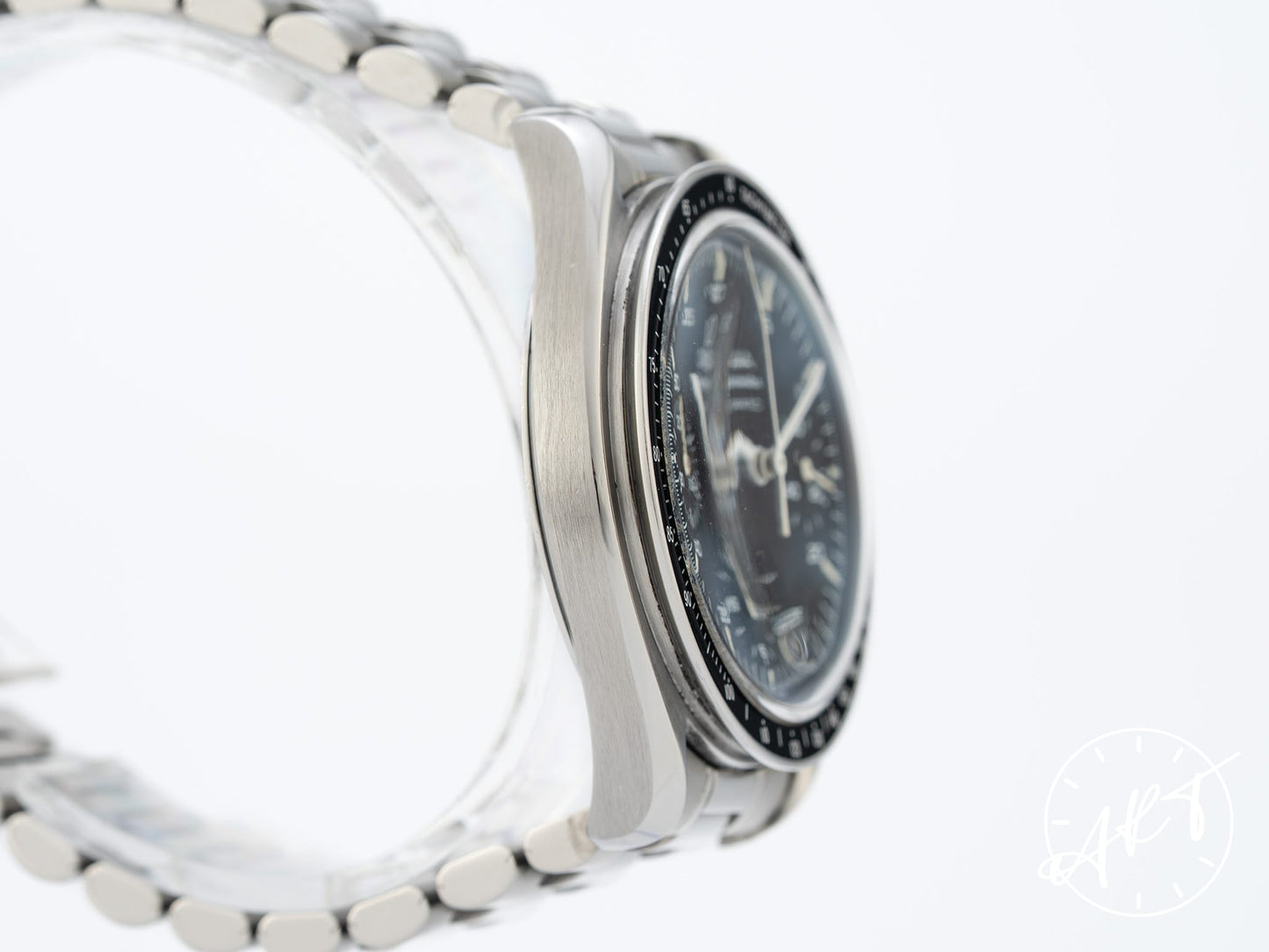 Omega Speedmaster Reduced Chronograph Black Dial SS Auto Watch 3510.50.00 w/ B&P