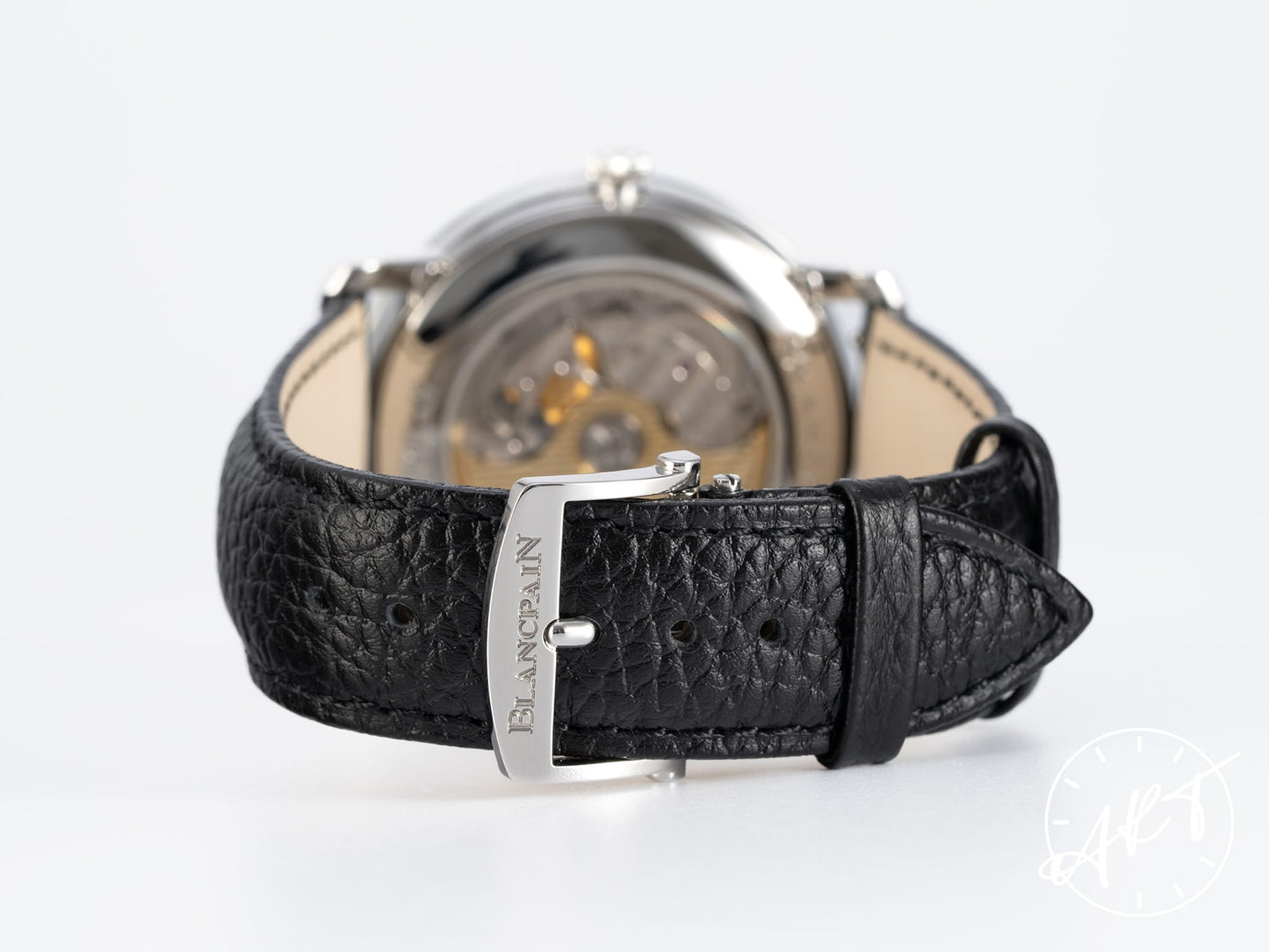 Blancpain Villeret Quantieme Complete Calendar Moonphase Gray Dial SS Watch BP