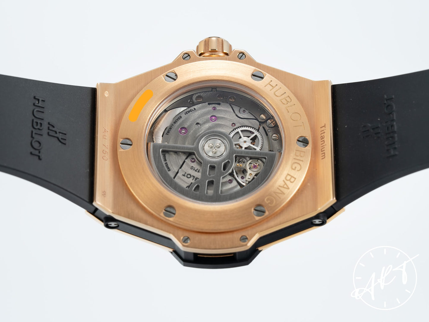 Hublot Big Bang One Click Multicolor Stone Dial King Gold Auto Rainbow Watch BP
