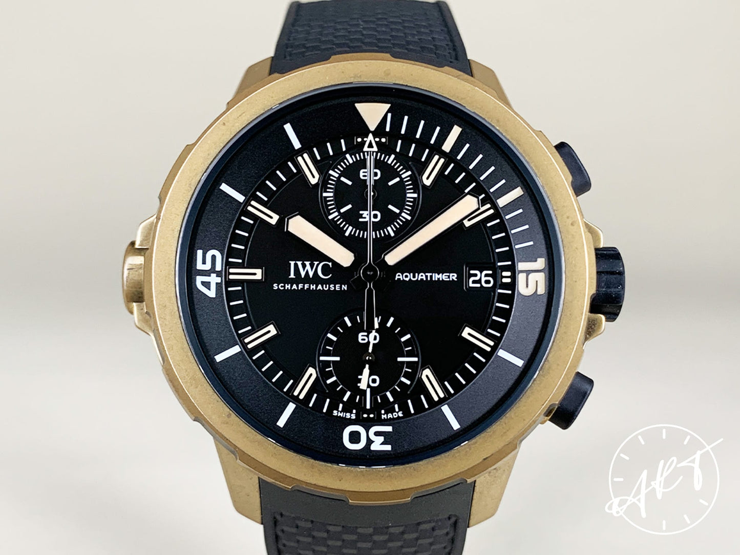 IWC Aquatimer Chrono Bronze Expedition Charles Darwin Watch IW379503 BP
