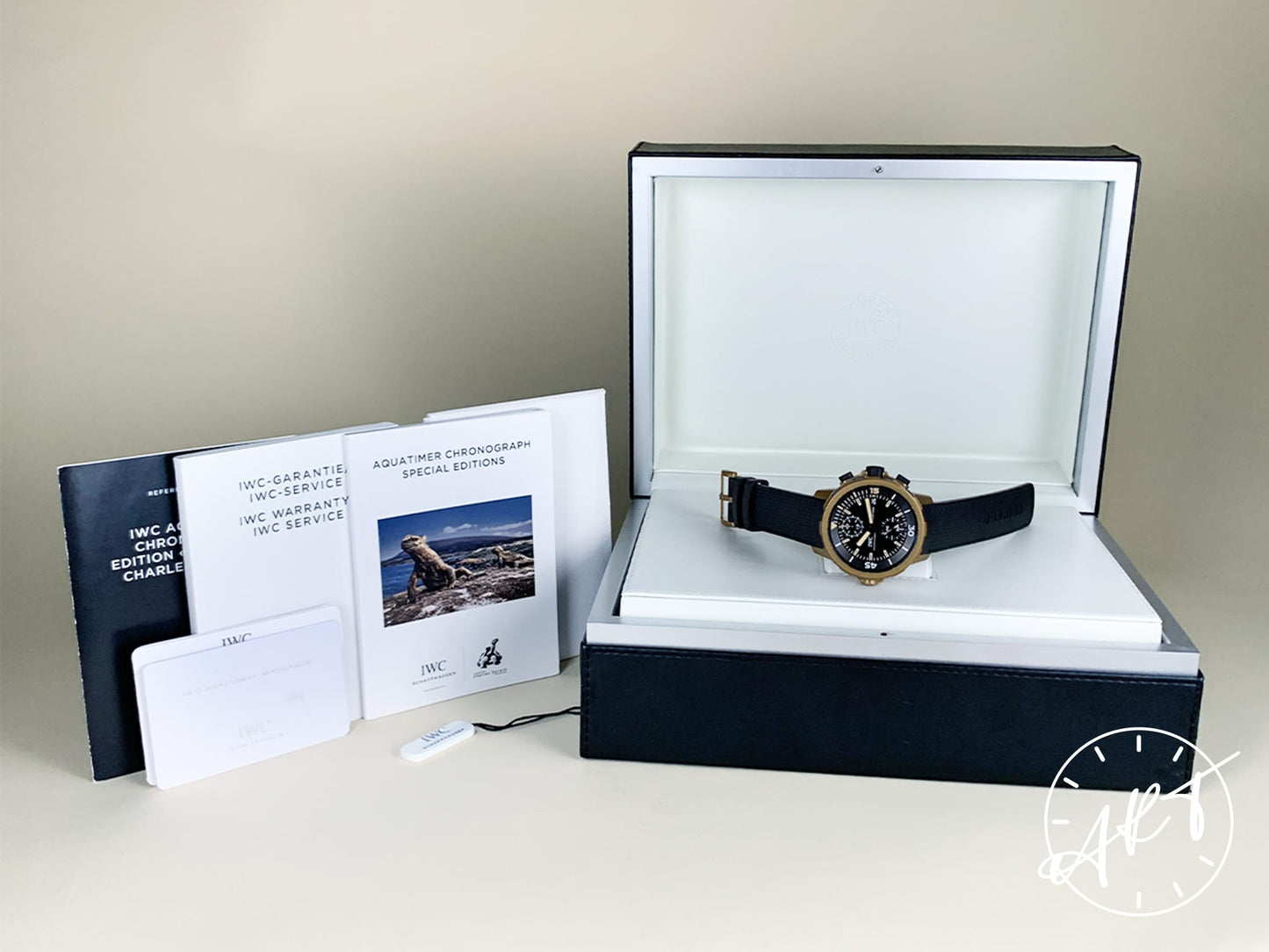 IWC Aquatimer Chrono Bronze Expedition Charles Darwin Watch IW379503 BP