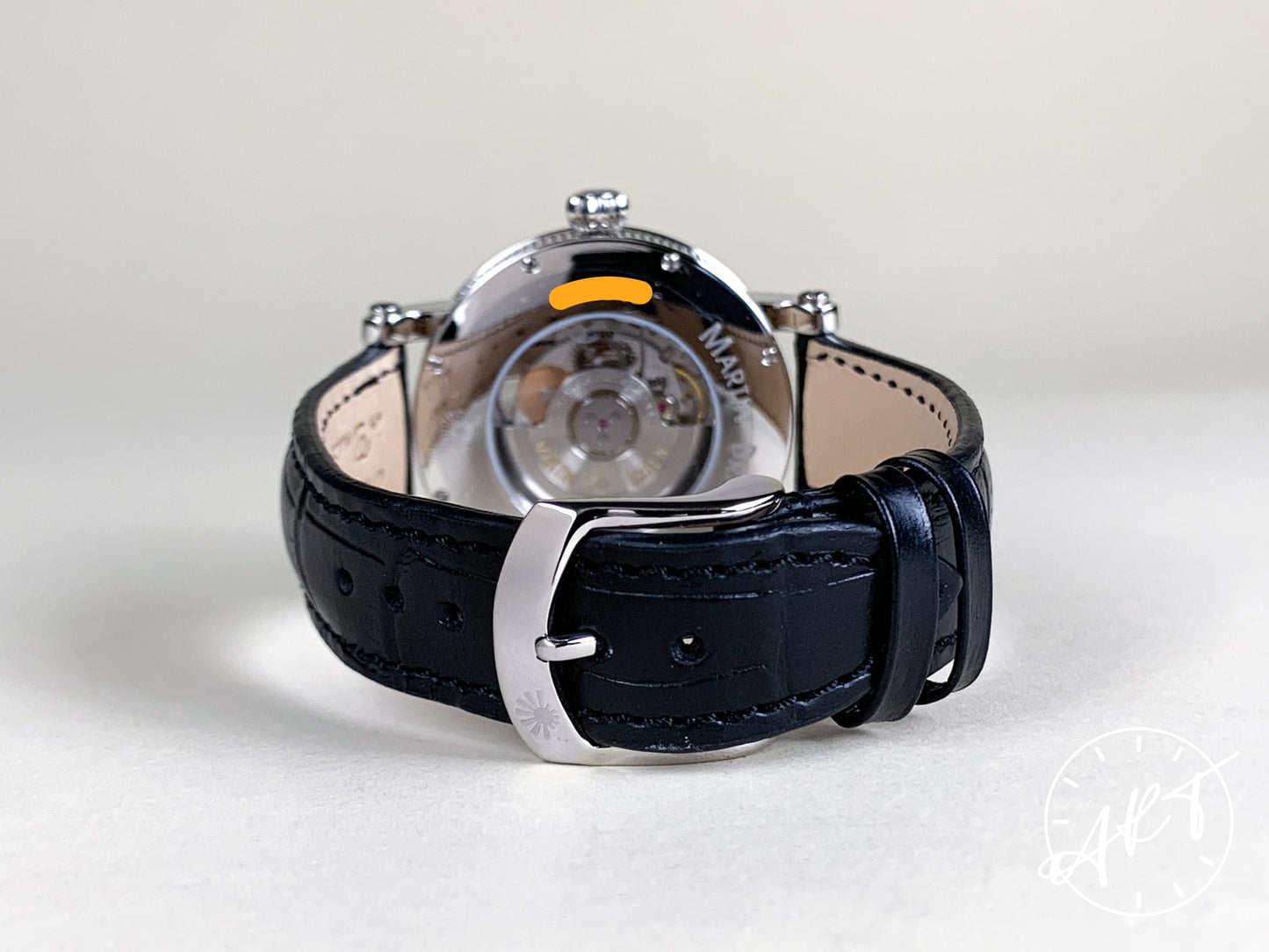 NEW Martin Braun Teutonia Black Dial Stainless Steel Automatic Watch in FULL SET