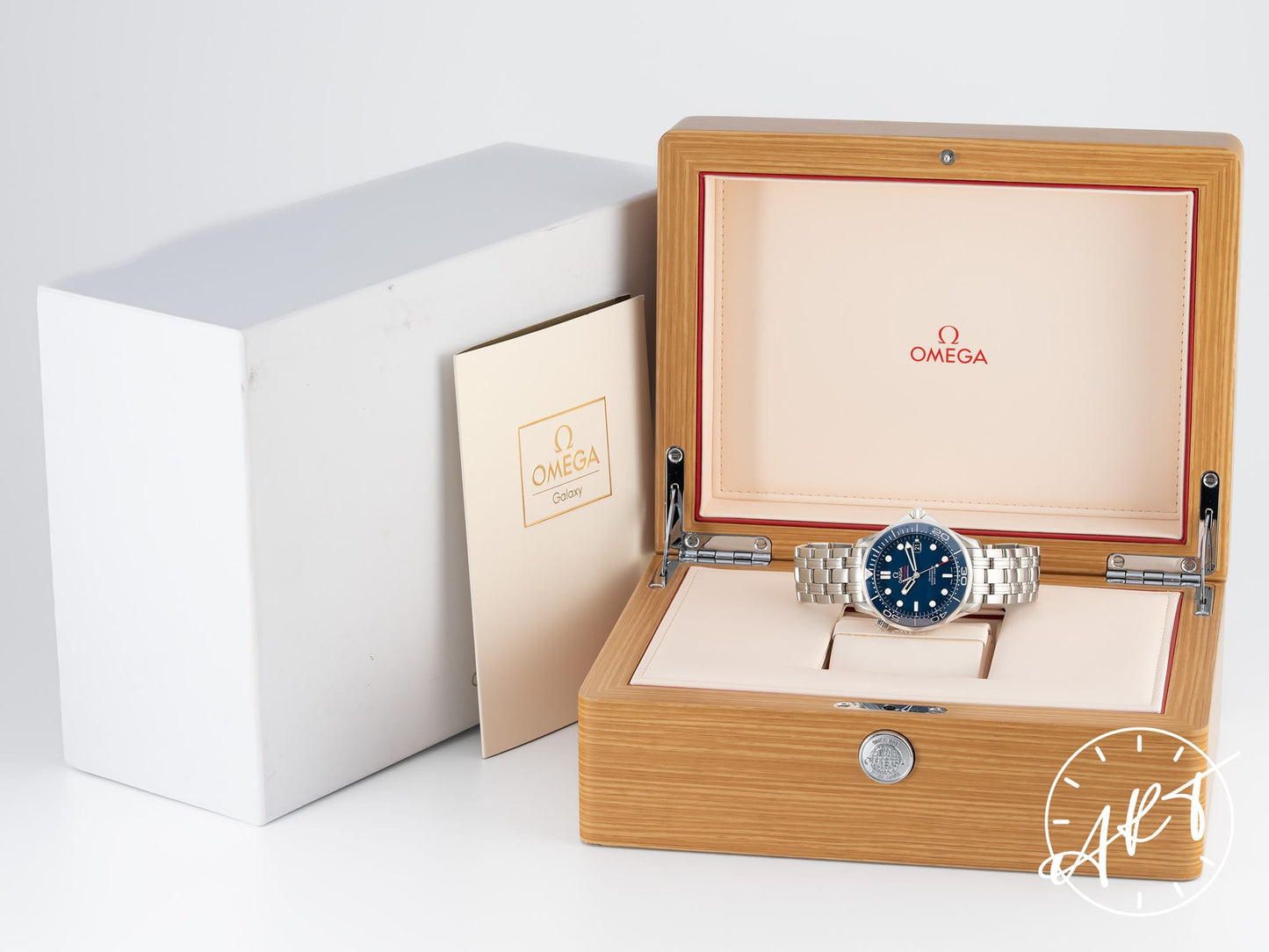 Omega Seamaster 300 Blue Dial Stainless Steel Automatic Diver Watch w/ Box