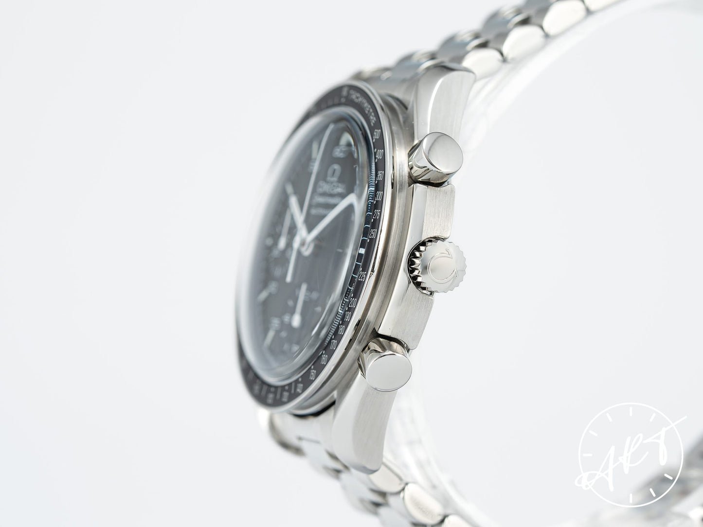 Omega Speedmaster Reduced Chronograph Black Dial SS Auto Watch 3510.50.00 w/ Box