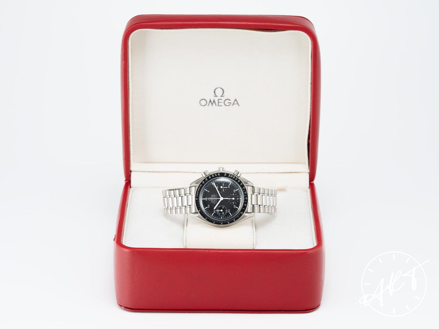 Omega Speedmaster Reduced Chronograph Black Dial SS Auto Watch 3510.50.00 w/ Box
