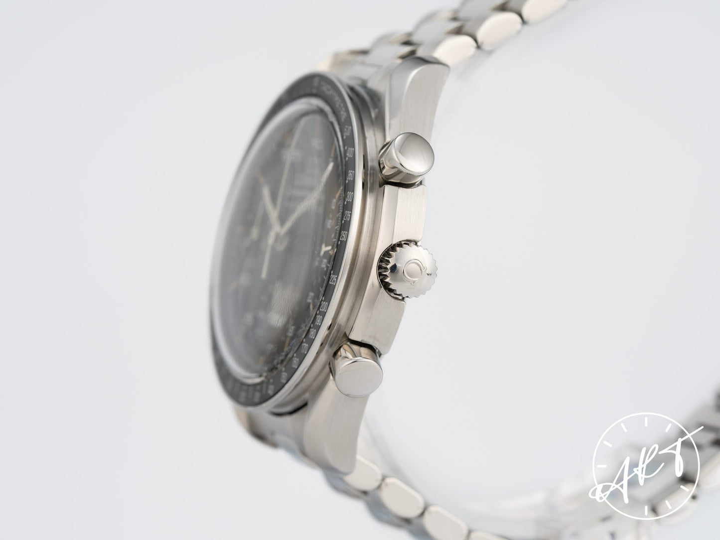 Omega Speedmaster Reduced Chronograph Black Dial SS Auto Pilot Watch 3510.50.00