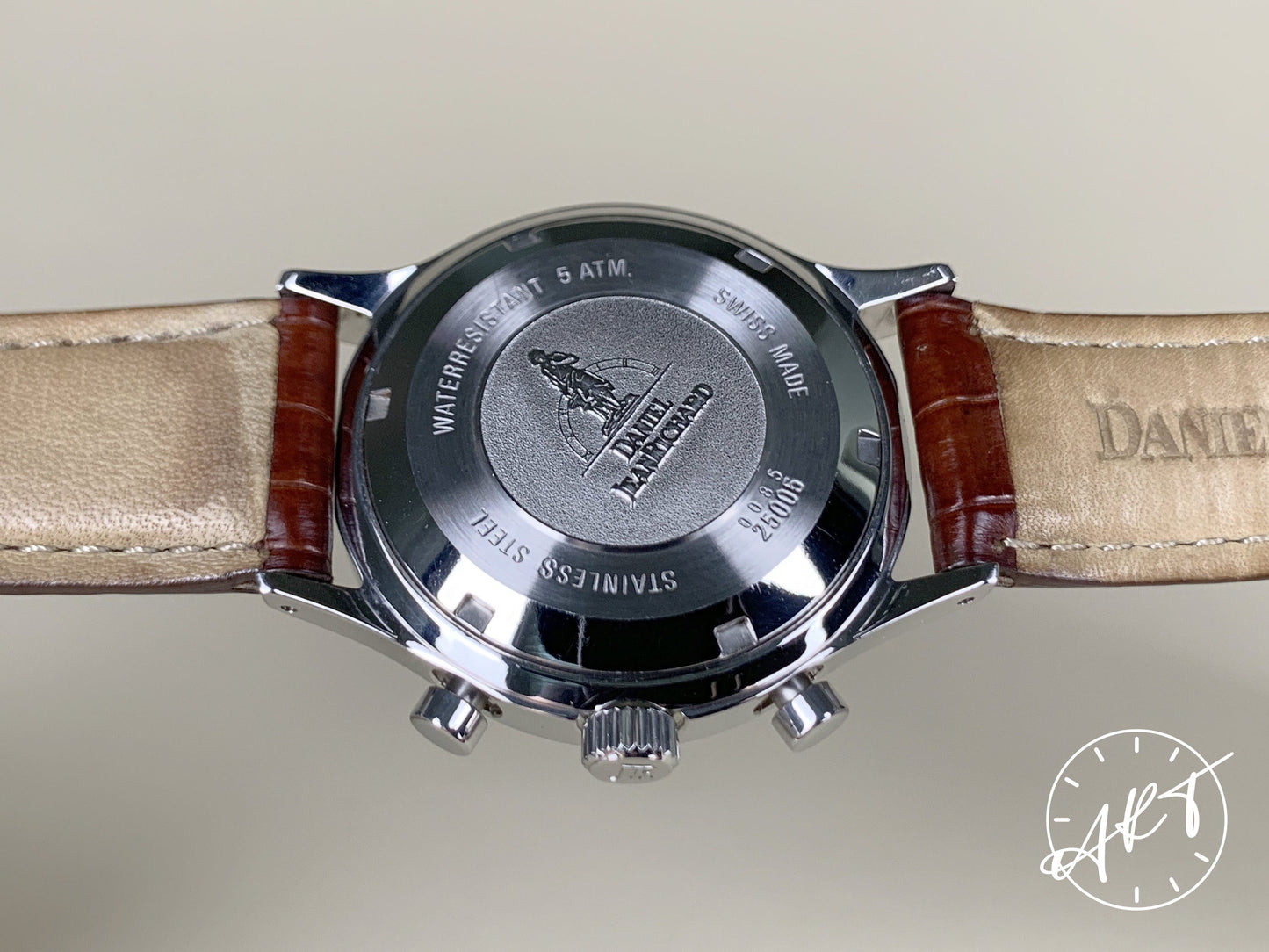 Daniel JeanRichard Highlands Chronograph Silver Dial SS Auto Watch 25005