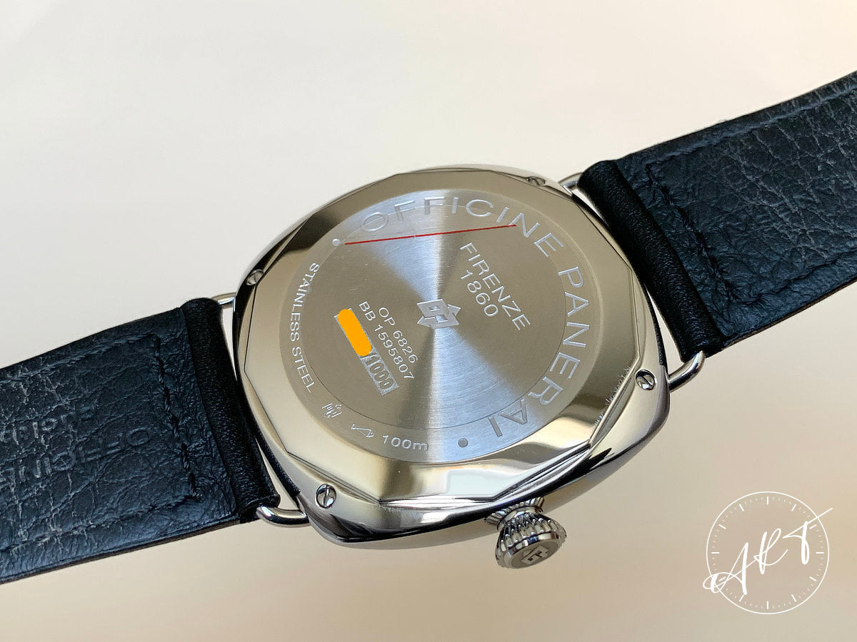 2013 Panerai PAM 380 Radiomir Black Seal Logo Black Dial SS Watch PAM00380 BP