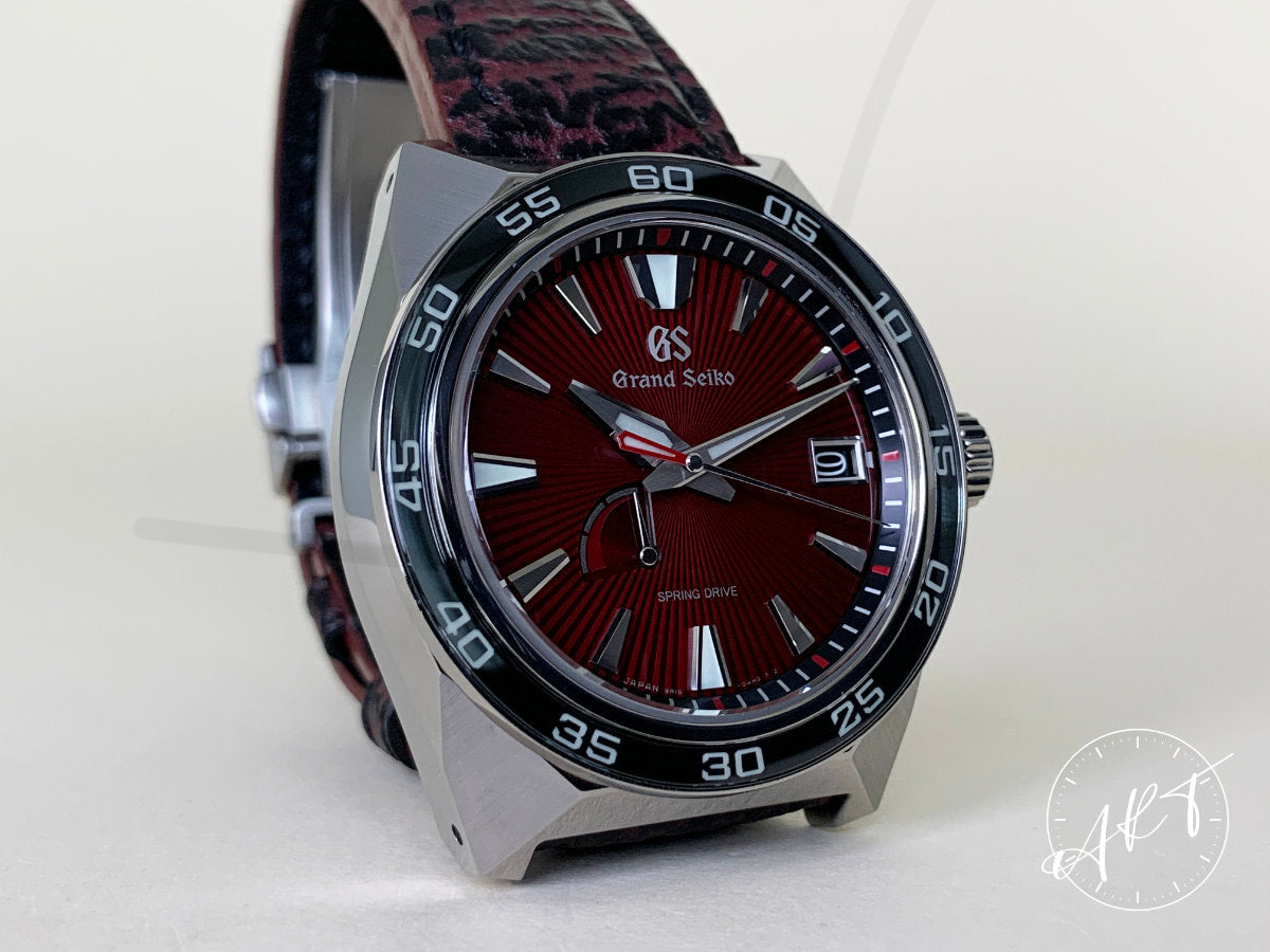 Grand Seiko Sport Red Dial Spring Drive Godzilla 65th Anniv Ltd Watch SBGA405 BP