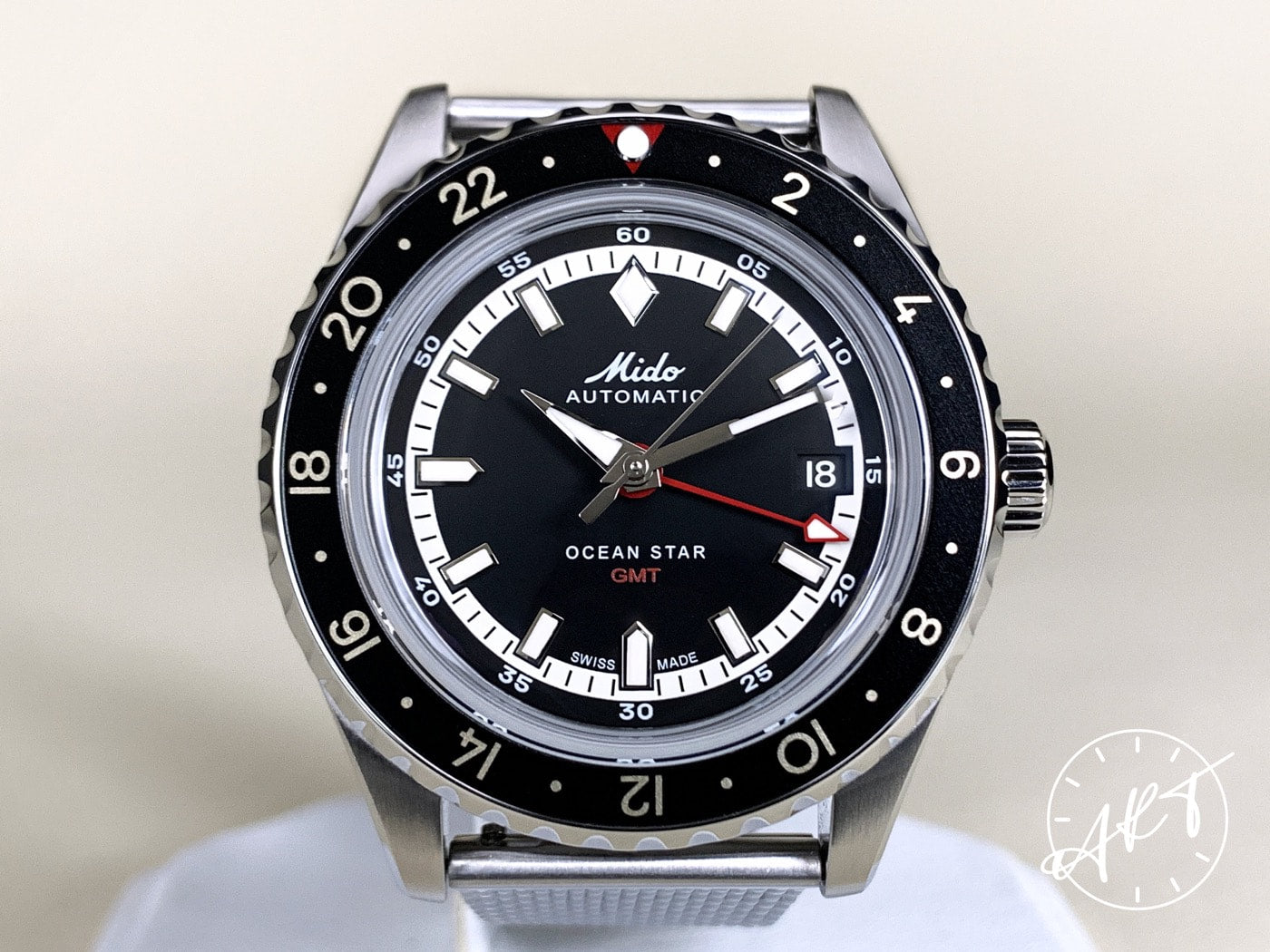 NEW Mido Ocean Star GMT Black Dial SS Hodinkee Ltd Diver Watch BP