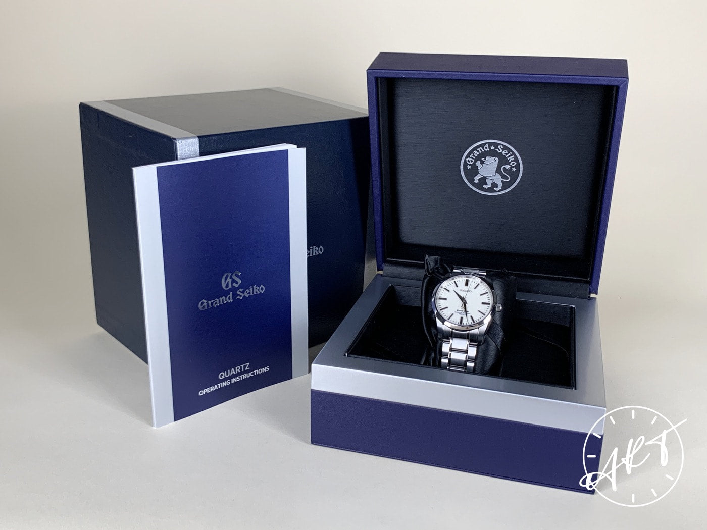 Grand Seiko 40000 A/M Magnetic-Resistant Silver Dial Quartz Watch w/Box