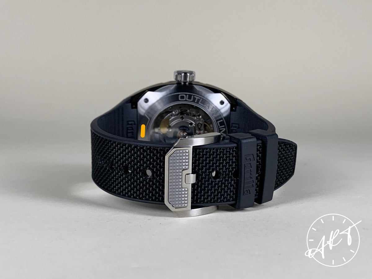 Gorilla Outlaw Drift Black Series Black & Blue Dial Black Titanium Ltd Watch BP