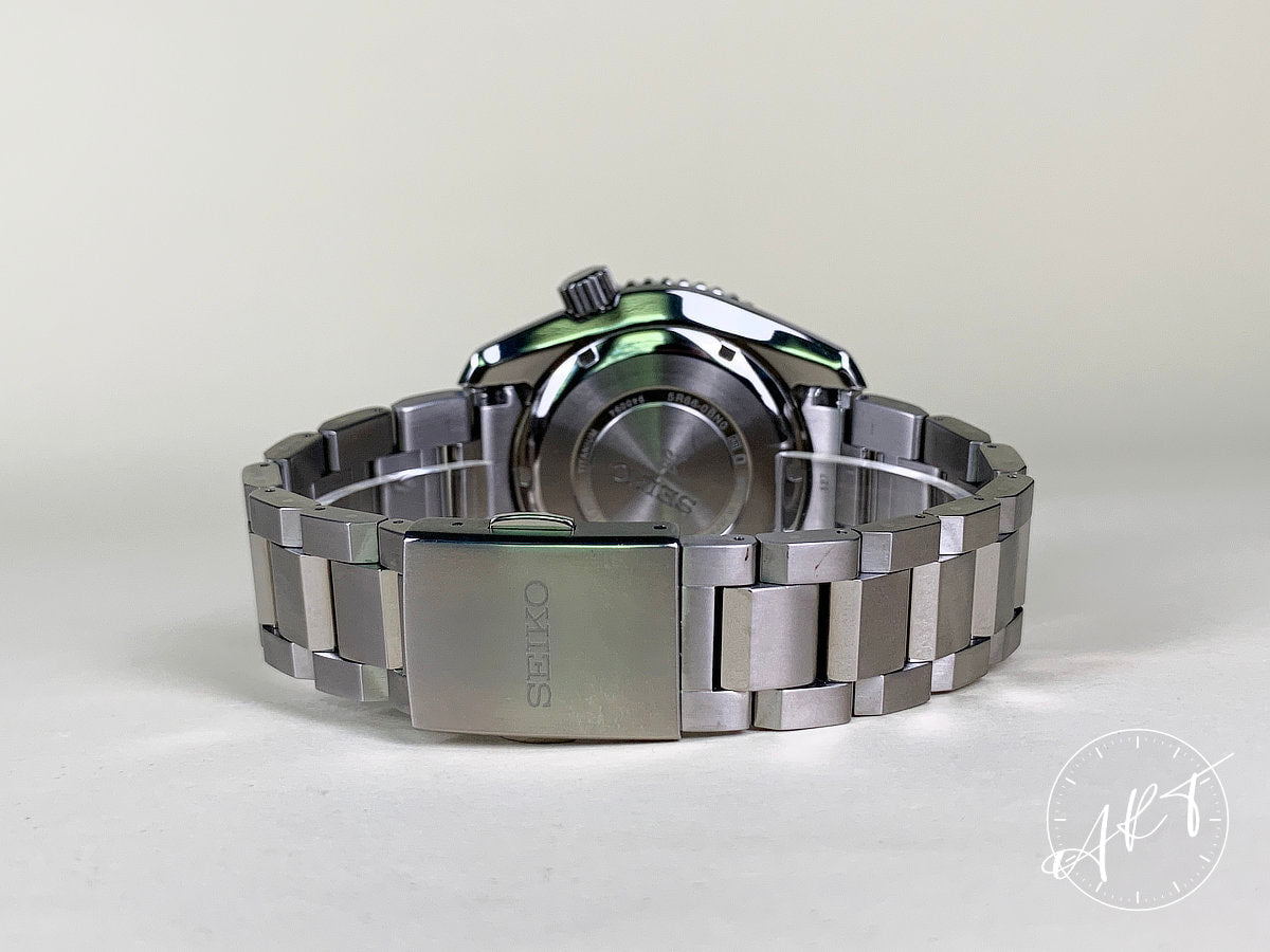 Seiko Prospex LX GMT Blue Dial “Batman” Titanium Spring Drive Watch SNR033J1 BP