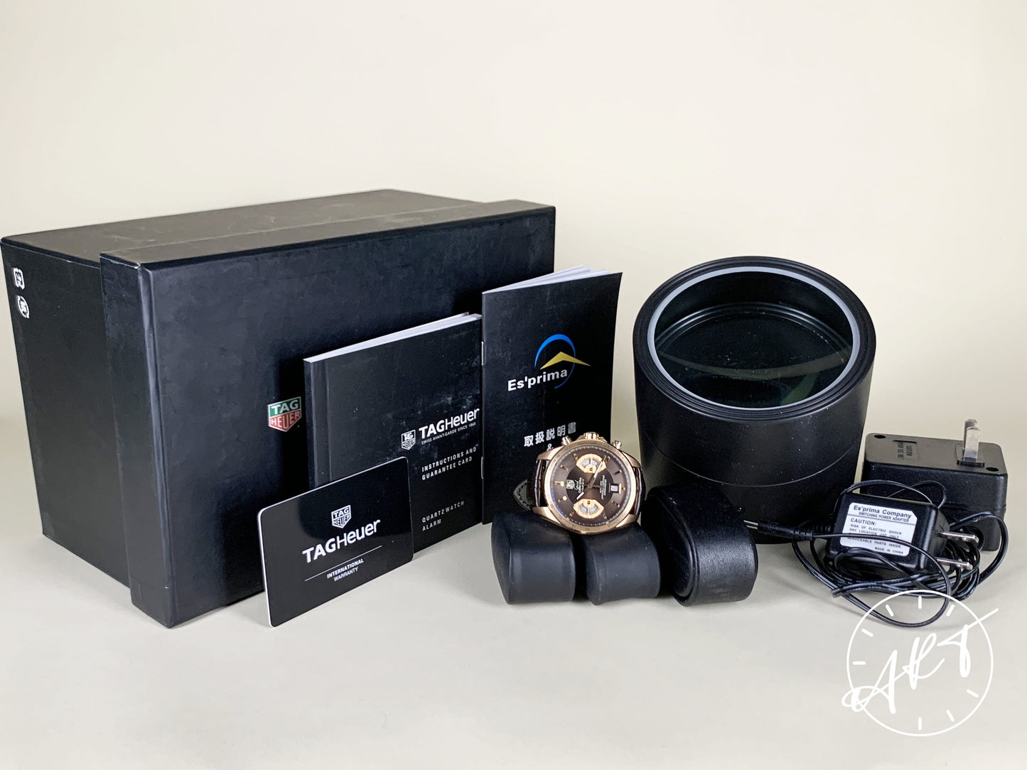 Tag Heuer Grand Carrera Chrono Chocolate Dial 18K RG 650 Pcs Ltd Watch BP