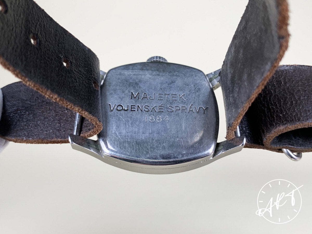 Vintage 1930s Longines Black Dial SS CZECHOSLOVAK AIR FORCE Military Watch