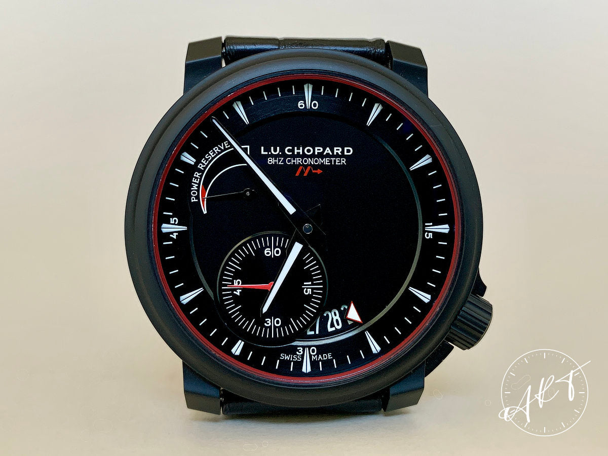 NEW Chopard LUC 8HF Power Control Black Dial Ceramic & Titanium Ltd Watch BP