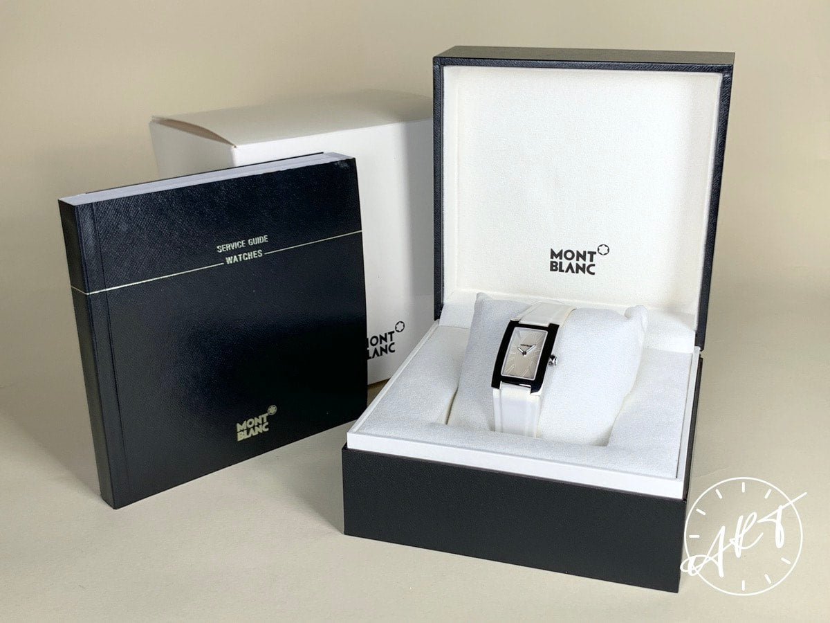 NEW Montblanc Profile Elegance MOP Mother of Pearl Dial Quartz Ladies Watch BP