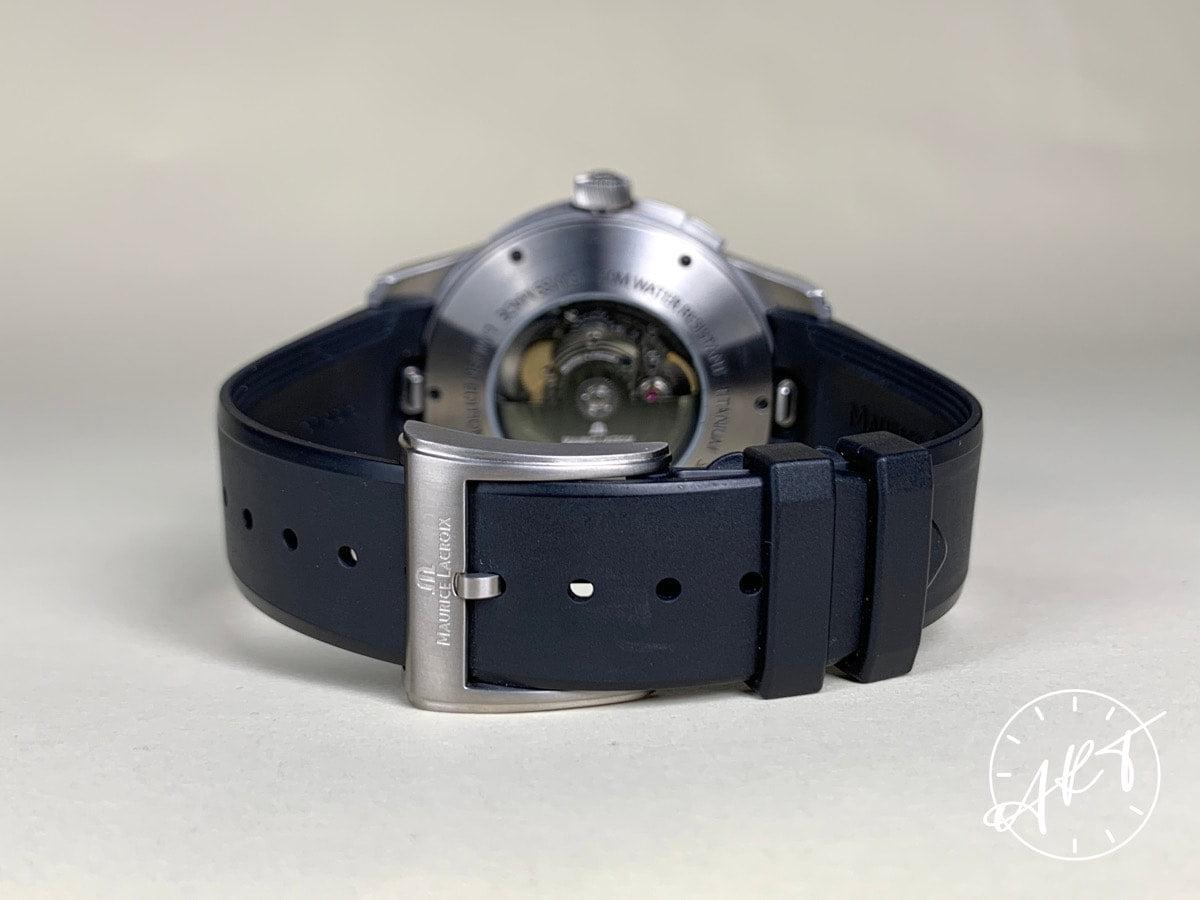 Maurice Lacroix Pontos Decentrique GMT Gray Dial Titanium Ltd Watch PT6108 BP
