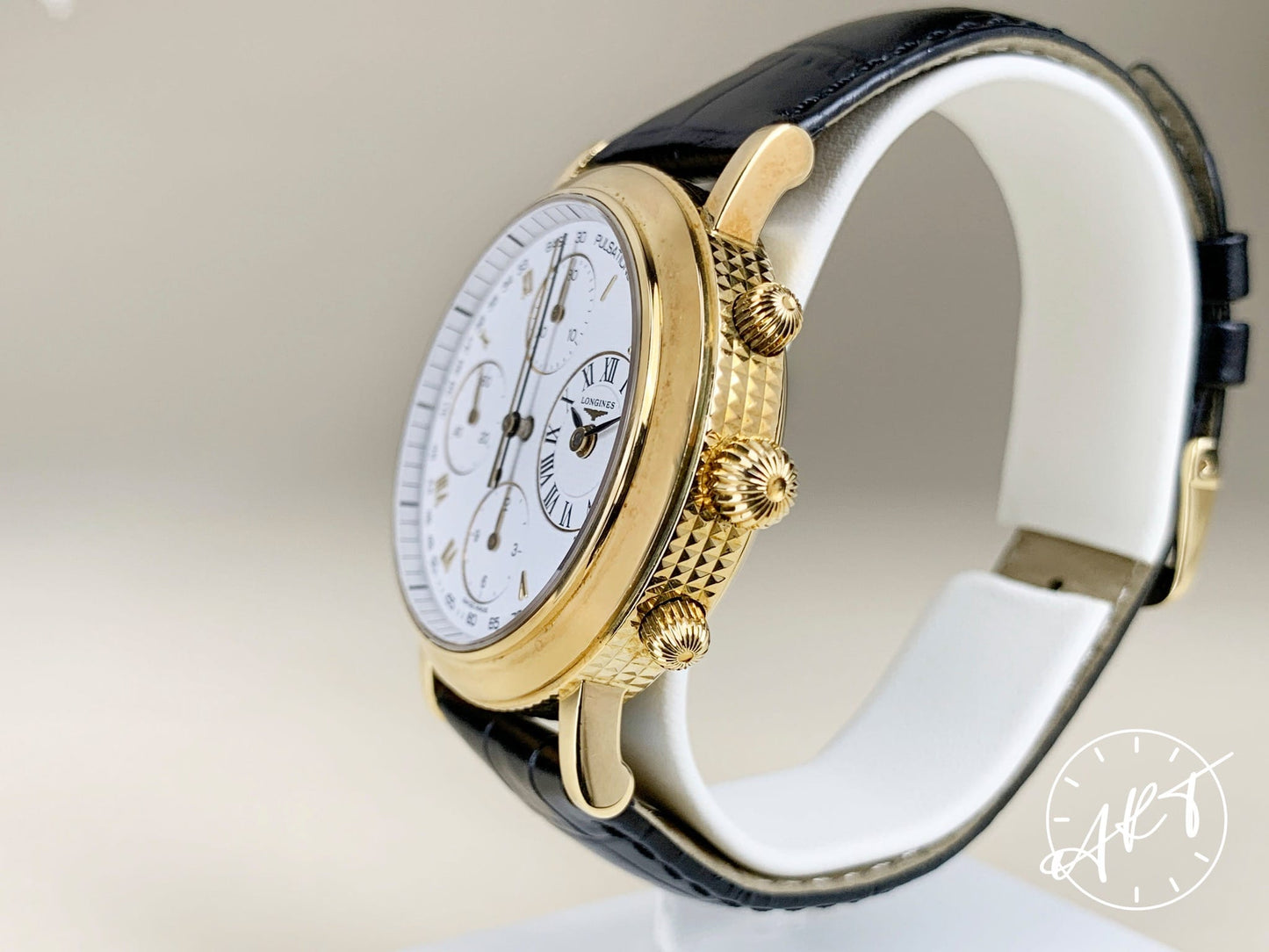 Longines Les Grandes Classiques Double Chrono 18K Gold Ernest Francillon SE Watch